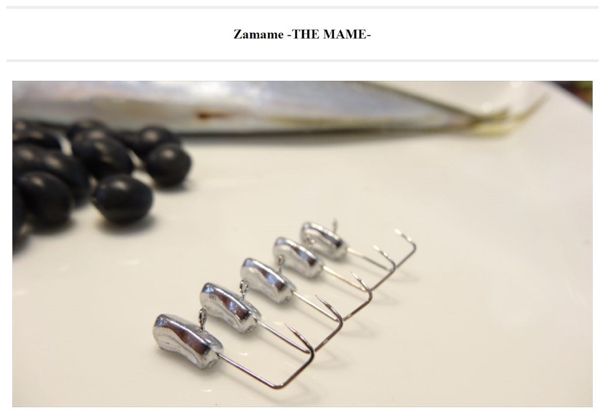 Thirty Four Jig Head The Mame 1.1 grams 5 per pack (2173)