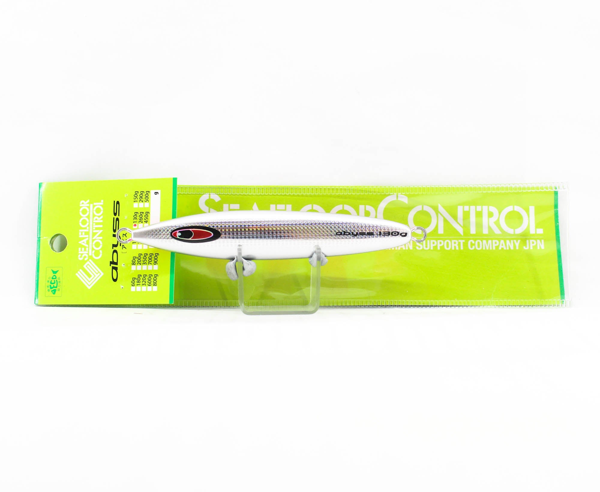 Seafloor Control Metal Jig Abyss 130 grams Zebra Pink GR (4350)