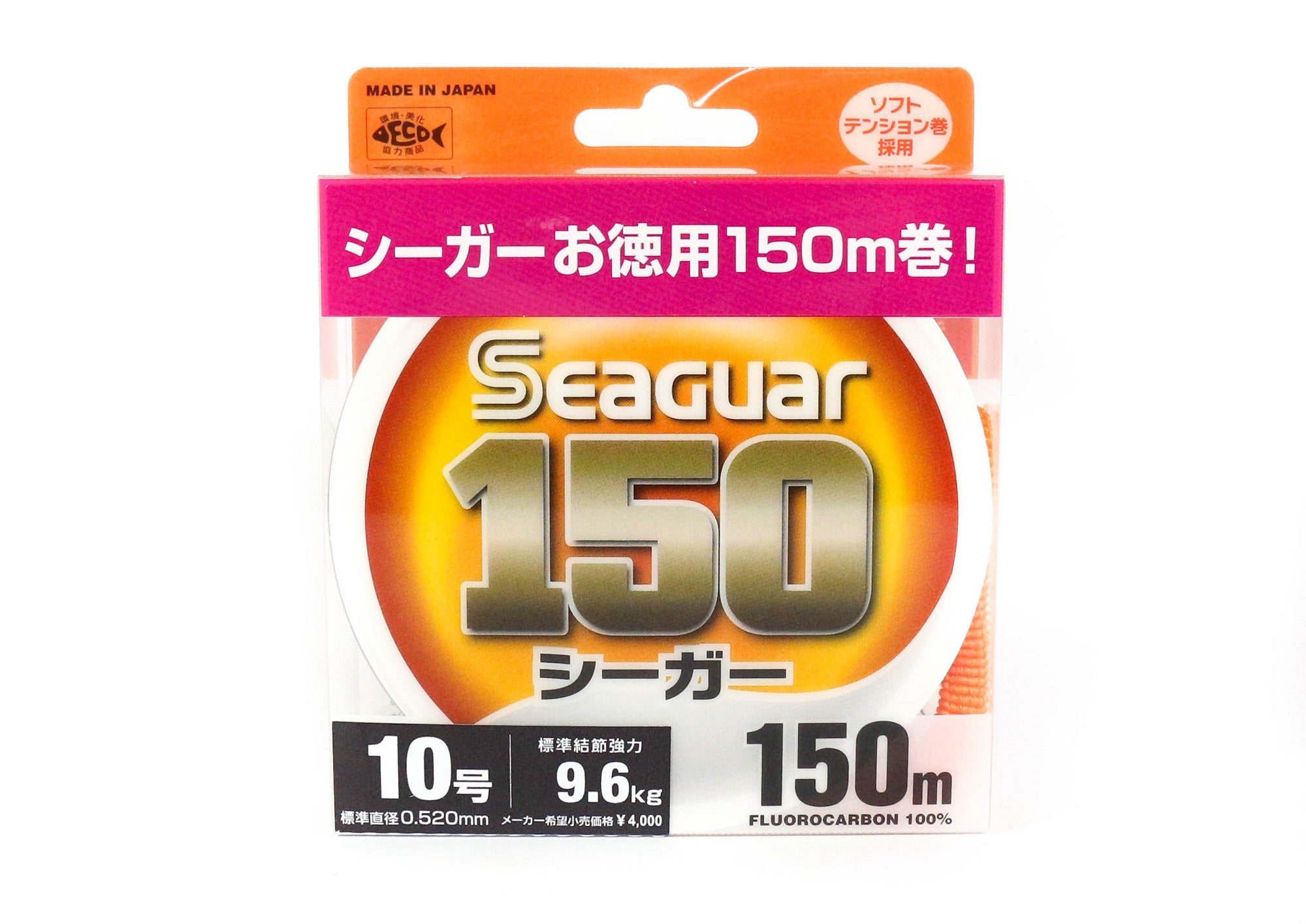Seaguar Fluorocarbon 150 Leader Line 150m Size 10 35lb (0881)
