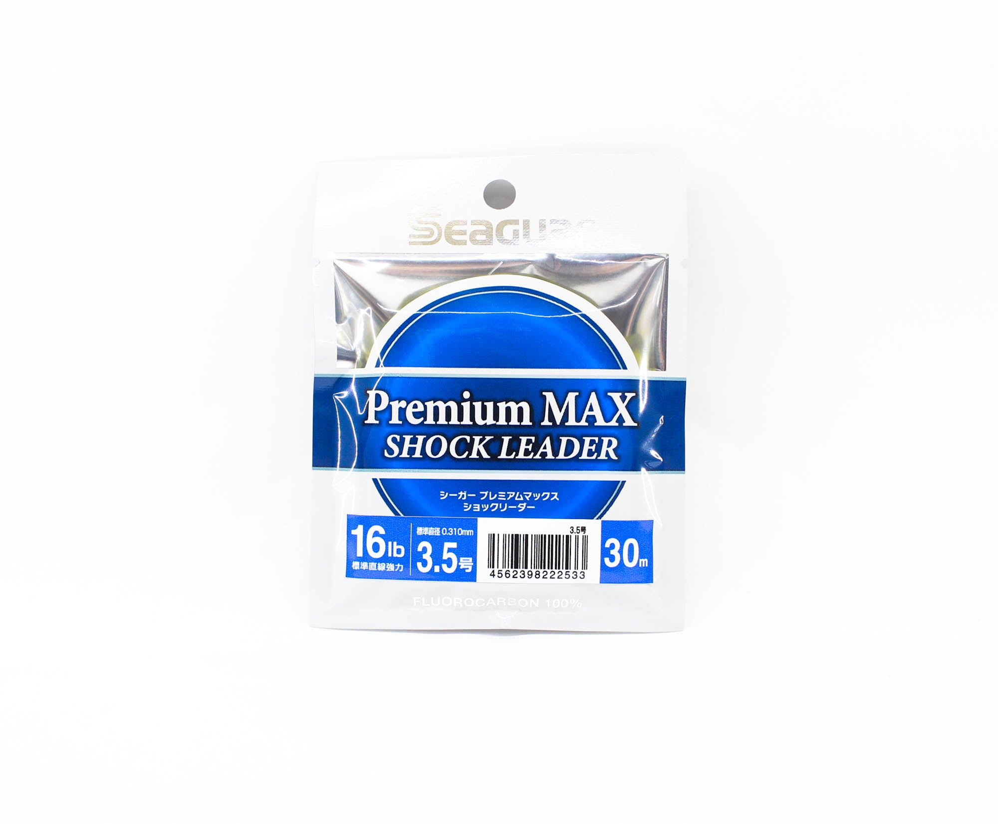 Seaguar Fluorocarbon Premium Max Shock Leader Line 30m Size 3.5 16lb (2533)