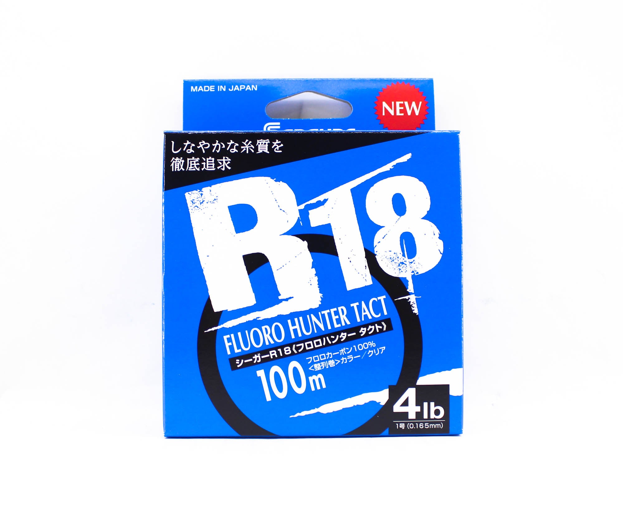 Seaguar Fluorocarbon R18 Fluoro Hunter Line 100m 4lb-0.165mm (3998)