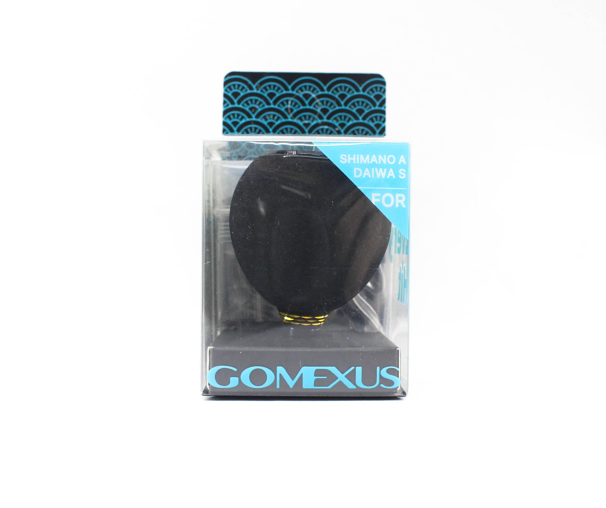 Gomexus K138EBKGD Knob EVA Alu Black Gold 38mm Shimano A , Daiwa S (0260)