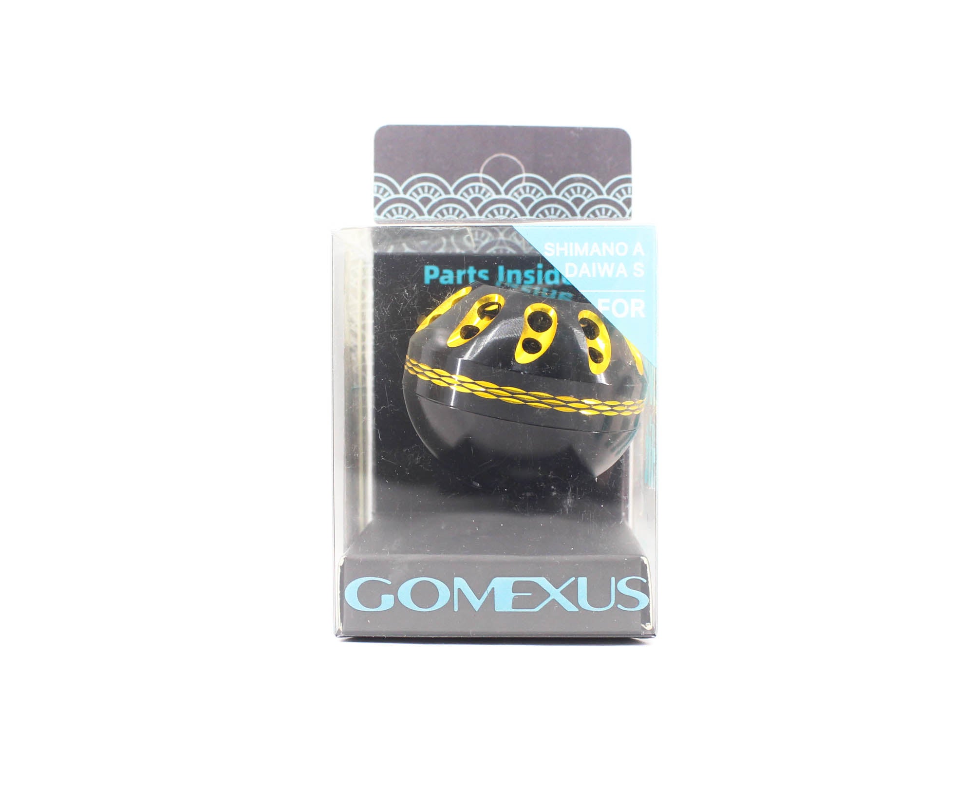 Gomexus K141ABKGD Knob Alu Black Gold 41mm Shimano A , Daiwa S (1458)