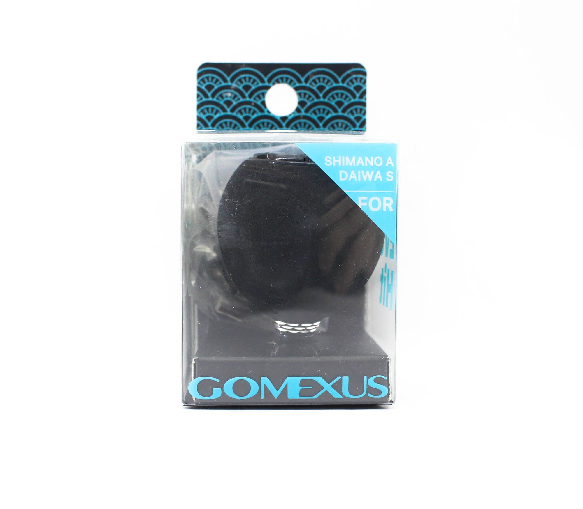 Gomexus EA38BKSR-G Knob EVA Alu Black Silver 38mm Shimano A , S/D (1786)