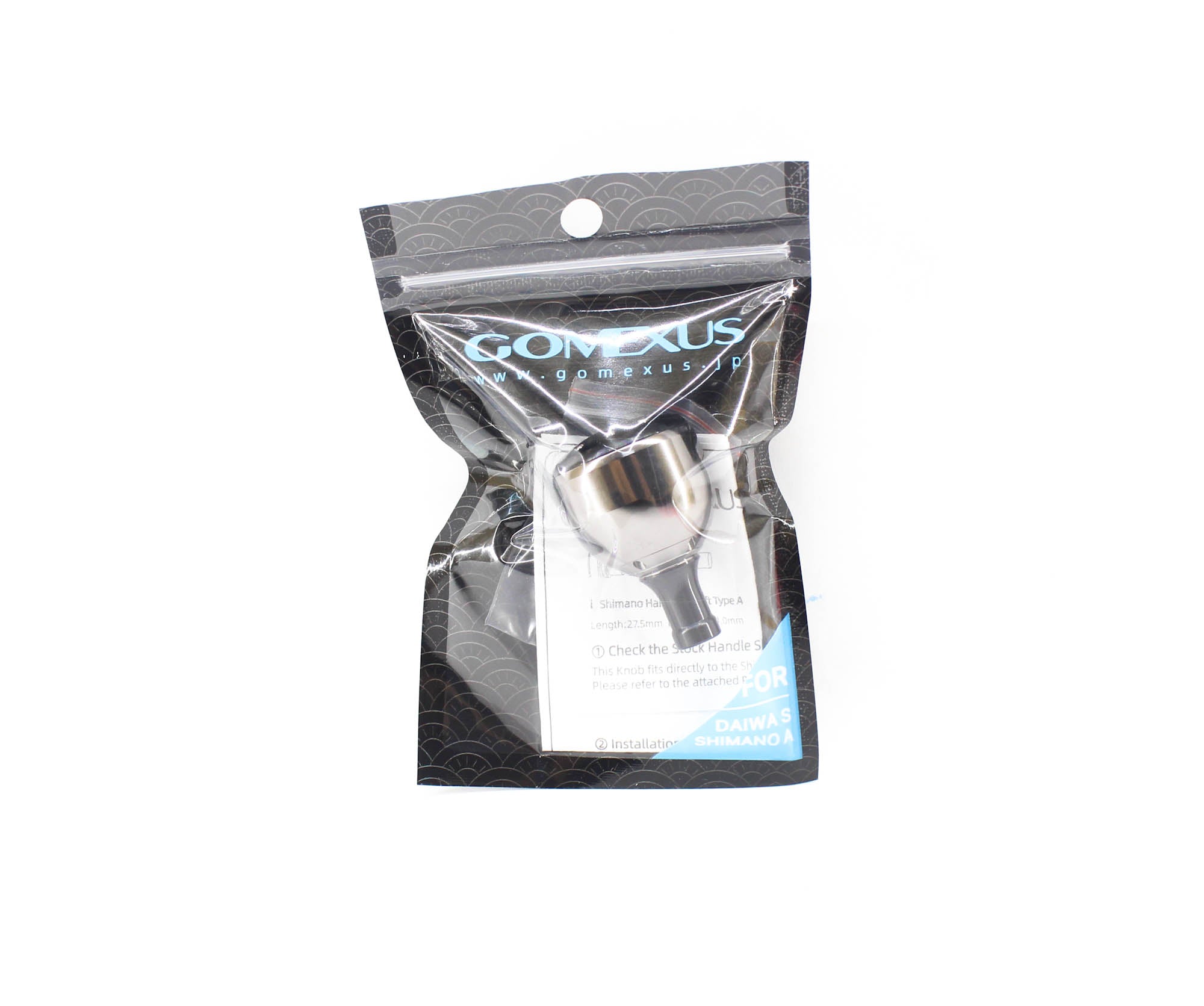 Gomexus A30SKBK-G Knob Alu Smoke Black 30mm Shimano A , Daiwa S (2639)