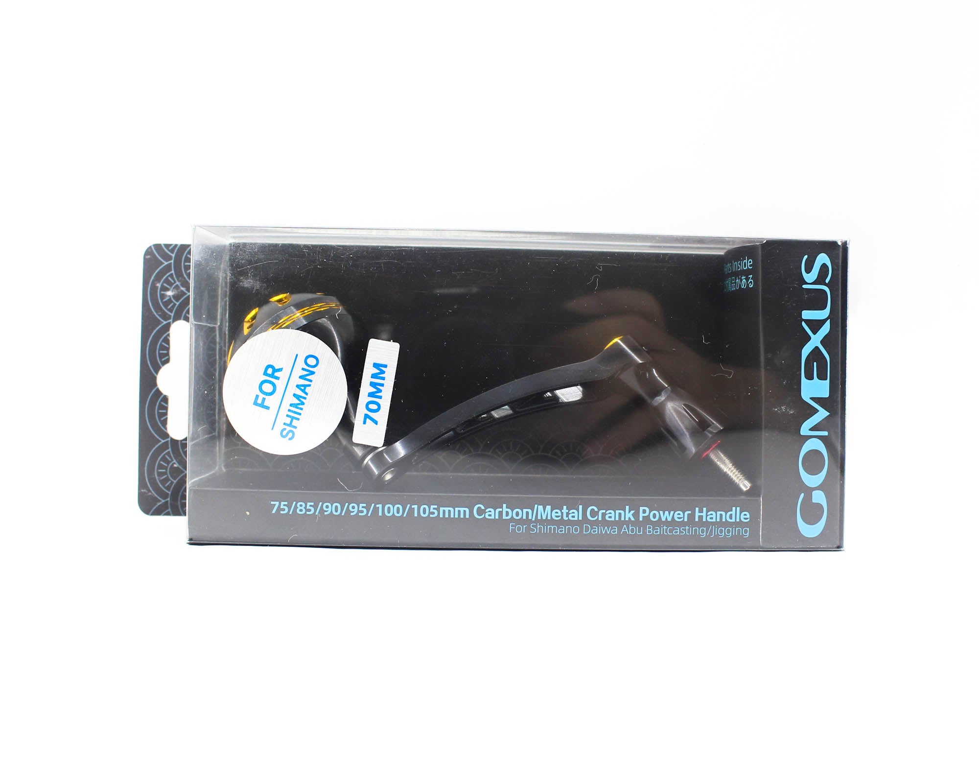 Gomexus H1S70ZA38ABKGD Handle Spinning Alu Black 70mm Shimano (4374)