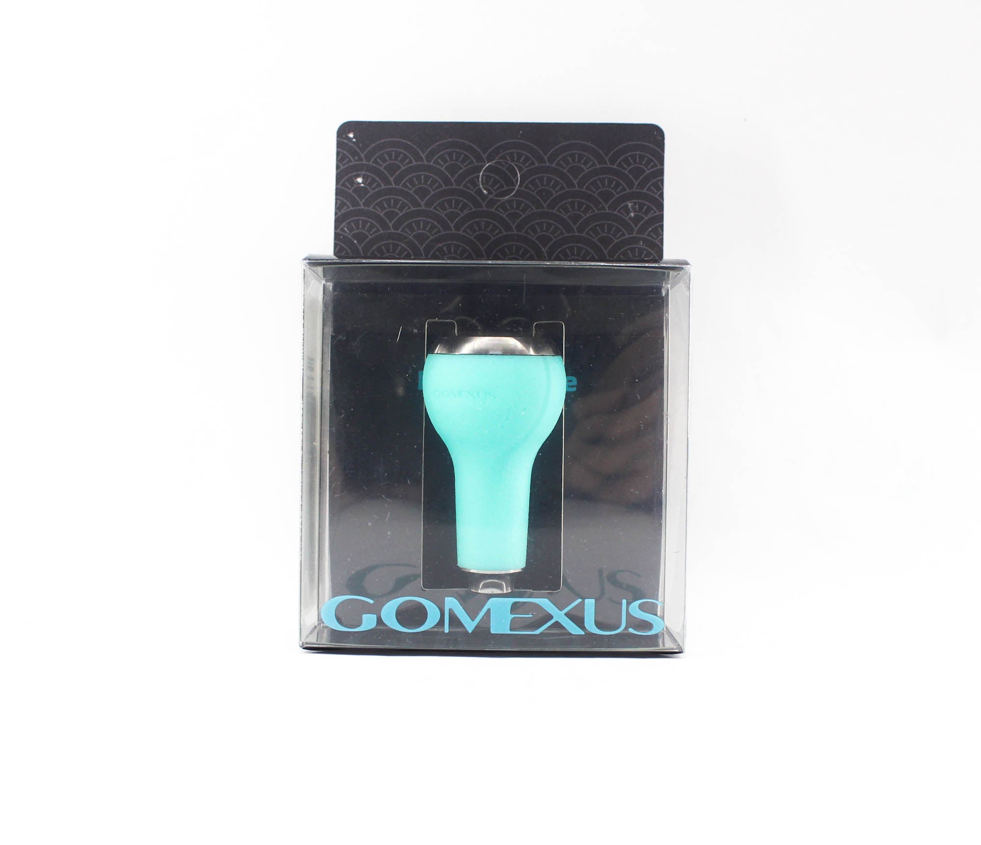 Gomexus A27BNTNBK Knob TPE Blue Sliver 27mm Shimano A , Daiwa S (4640)