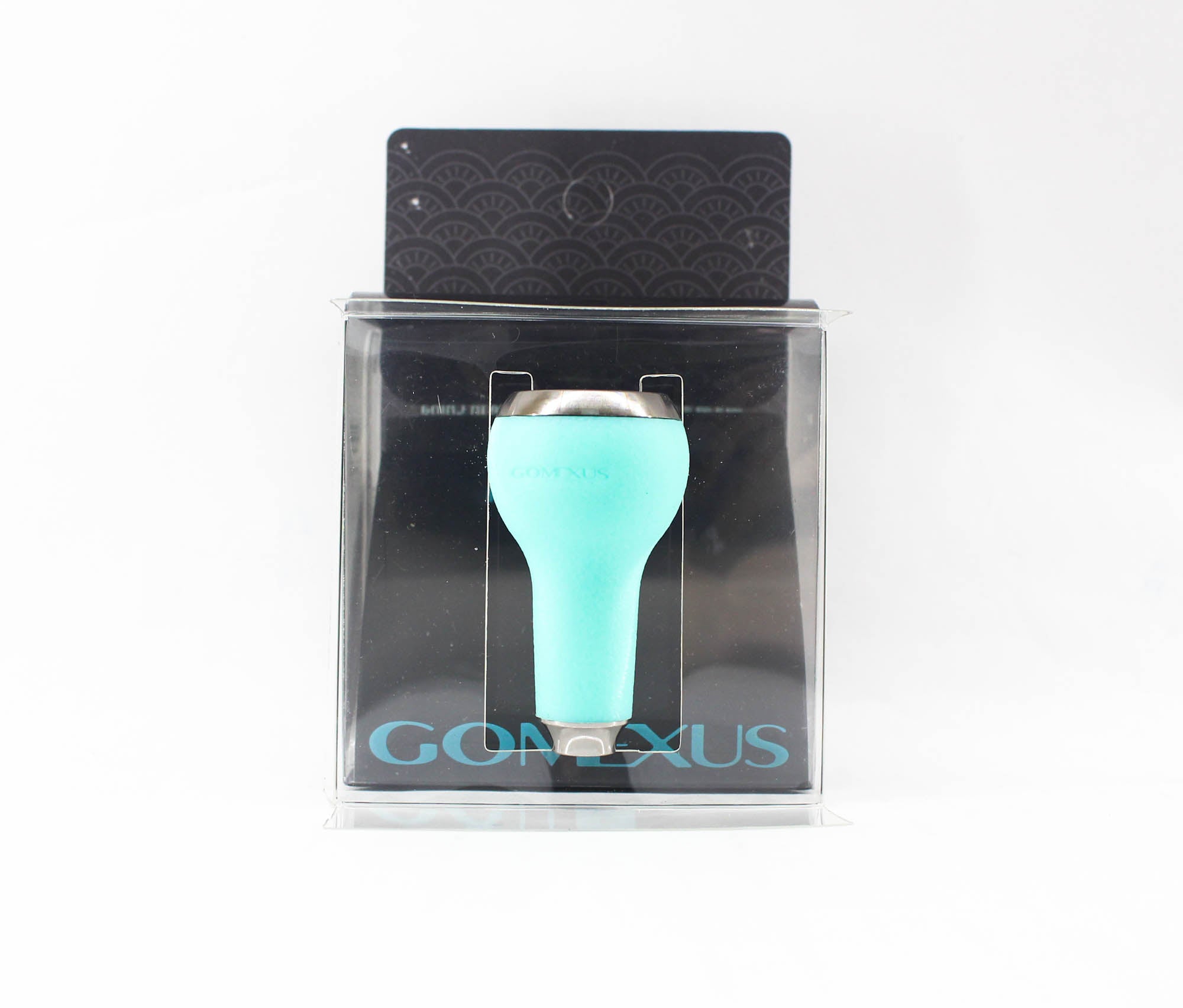 Gomexus K127PBNTN Knob TPE Blue Sliver 27mm Shimano A , Daiwa S (4640)