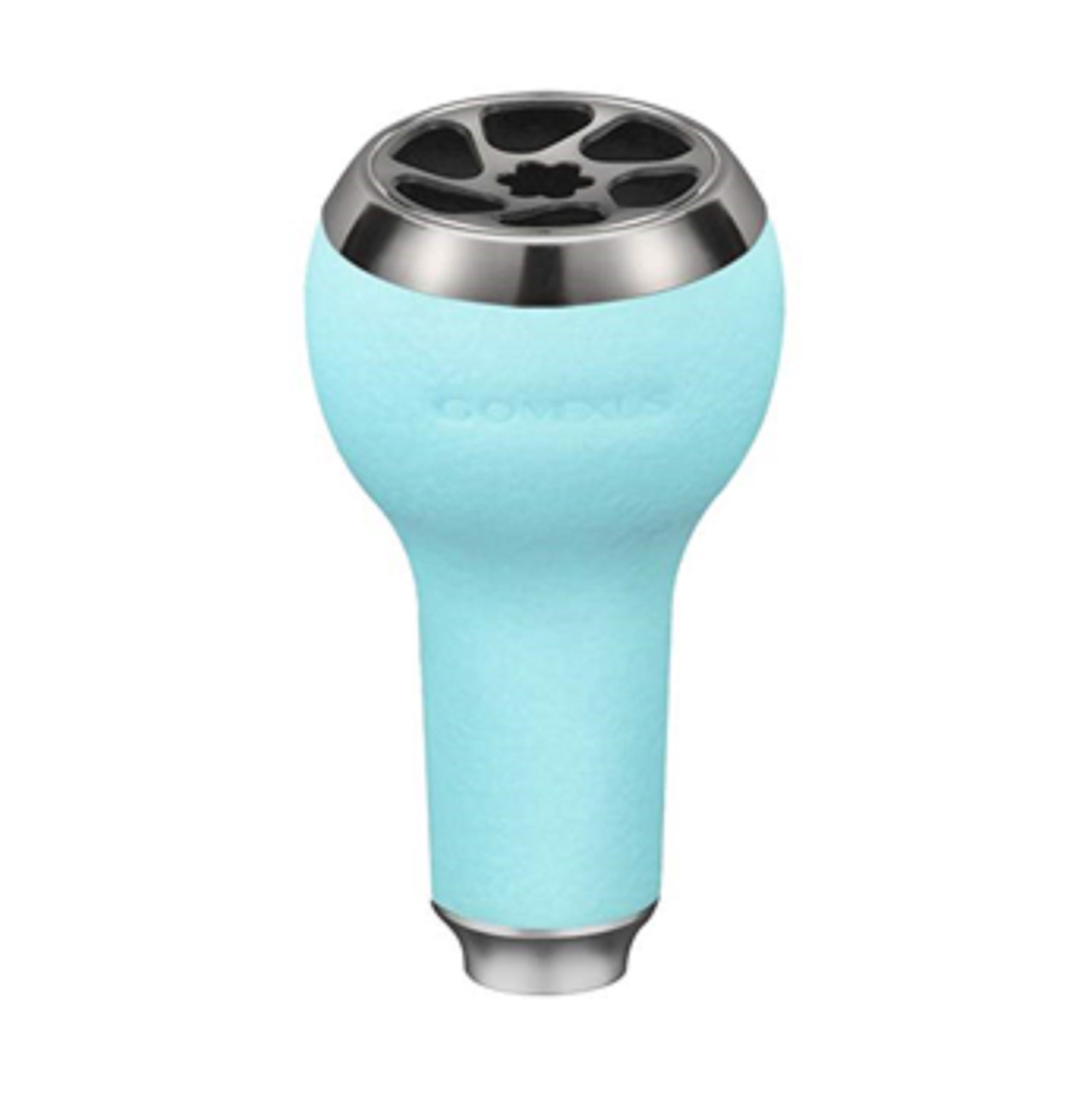 Gomexus A27BNTNBK Knob TPE Blue Sliver 27mm Shimano A , Daiwa S (4640)