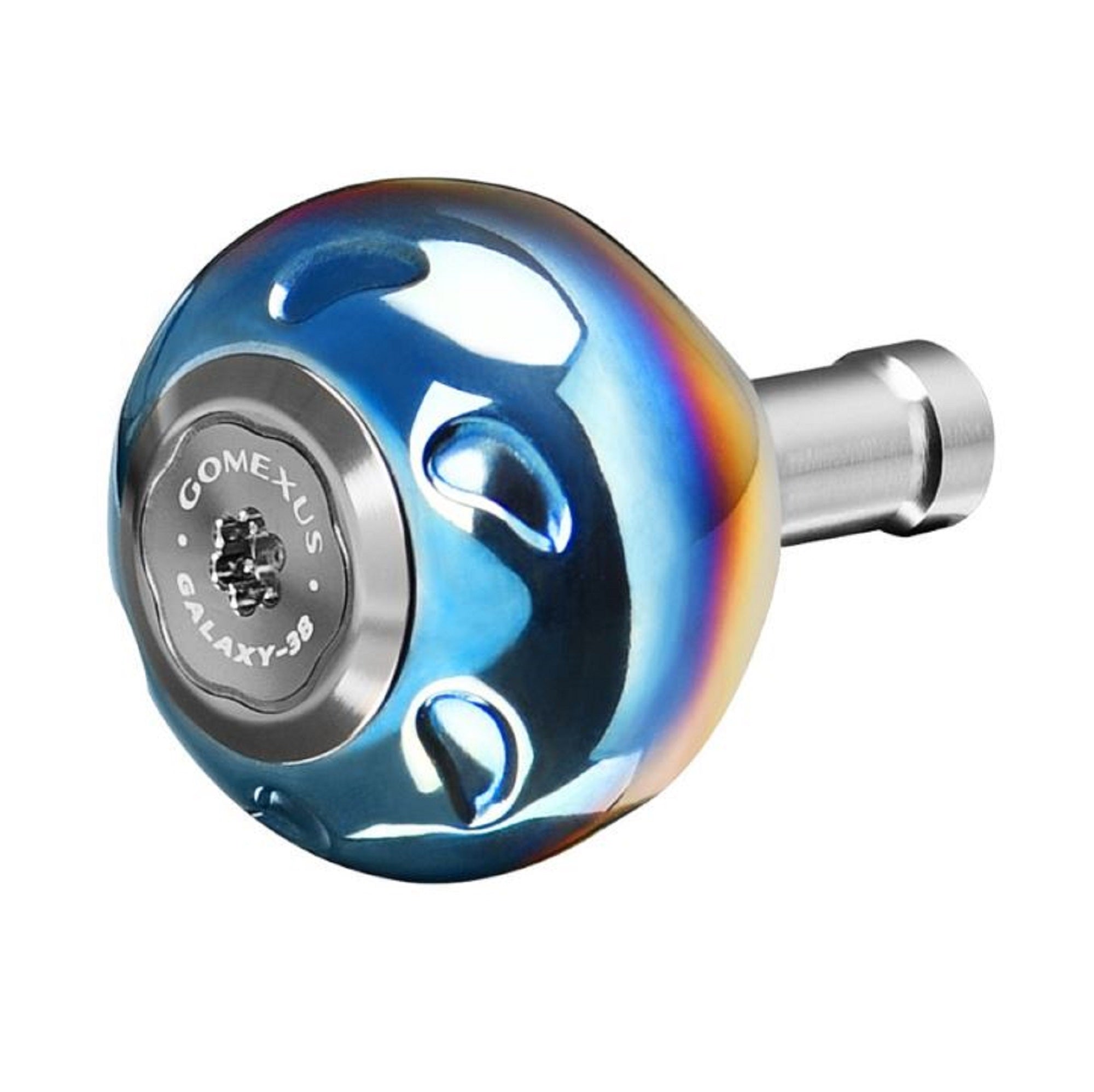 Gomexus K141TSJSR Knob Titanium Flame Silver 41mm Shimano A , Daiwa S (5302)