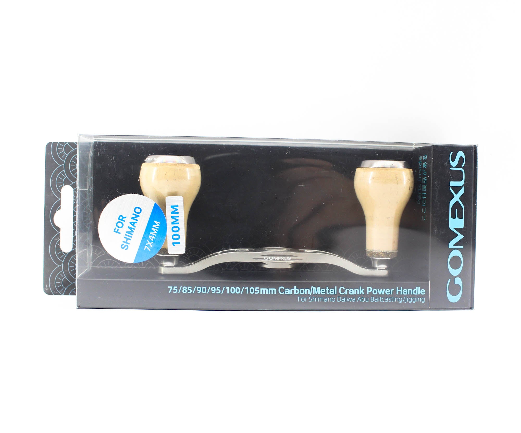 Gomexus BS100HCA27TBK Handle Alu Silver 100mm 7x4mm Shimano (5432)