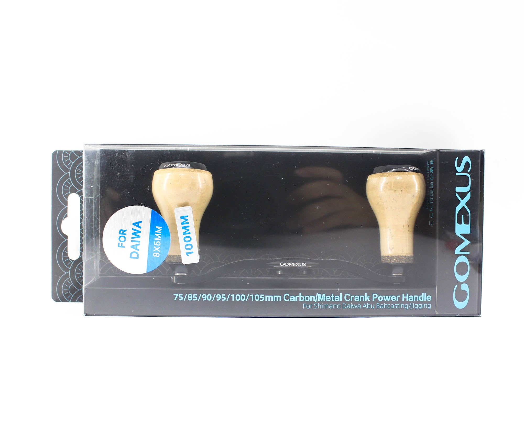 Gomexus BD100HCA27BKBK Handle Alu Black 100mm 8x5mm Shimano Daiwa (6798)