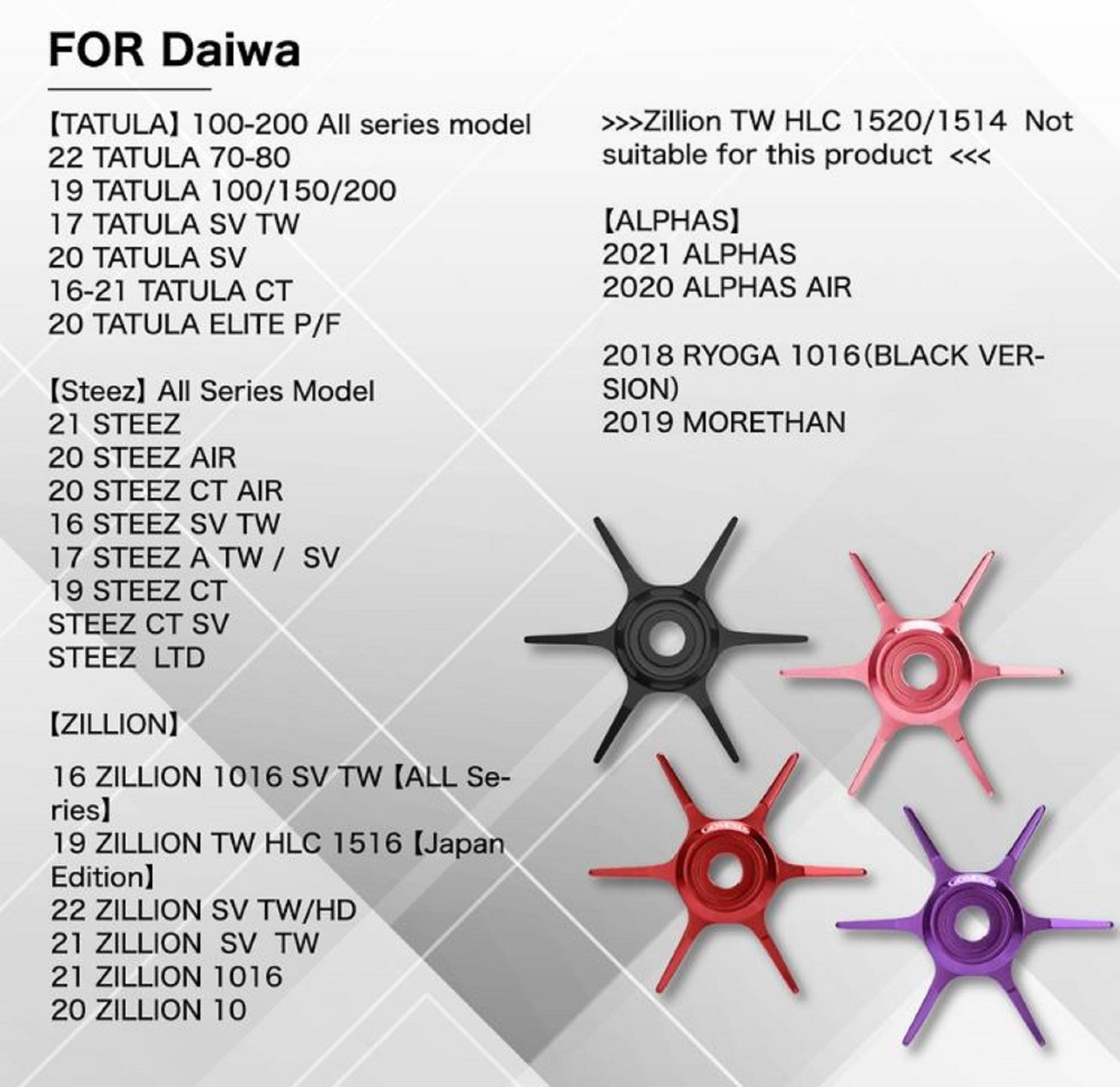Gomexus STD6RD Star Drag Red Daiwa (7047)