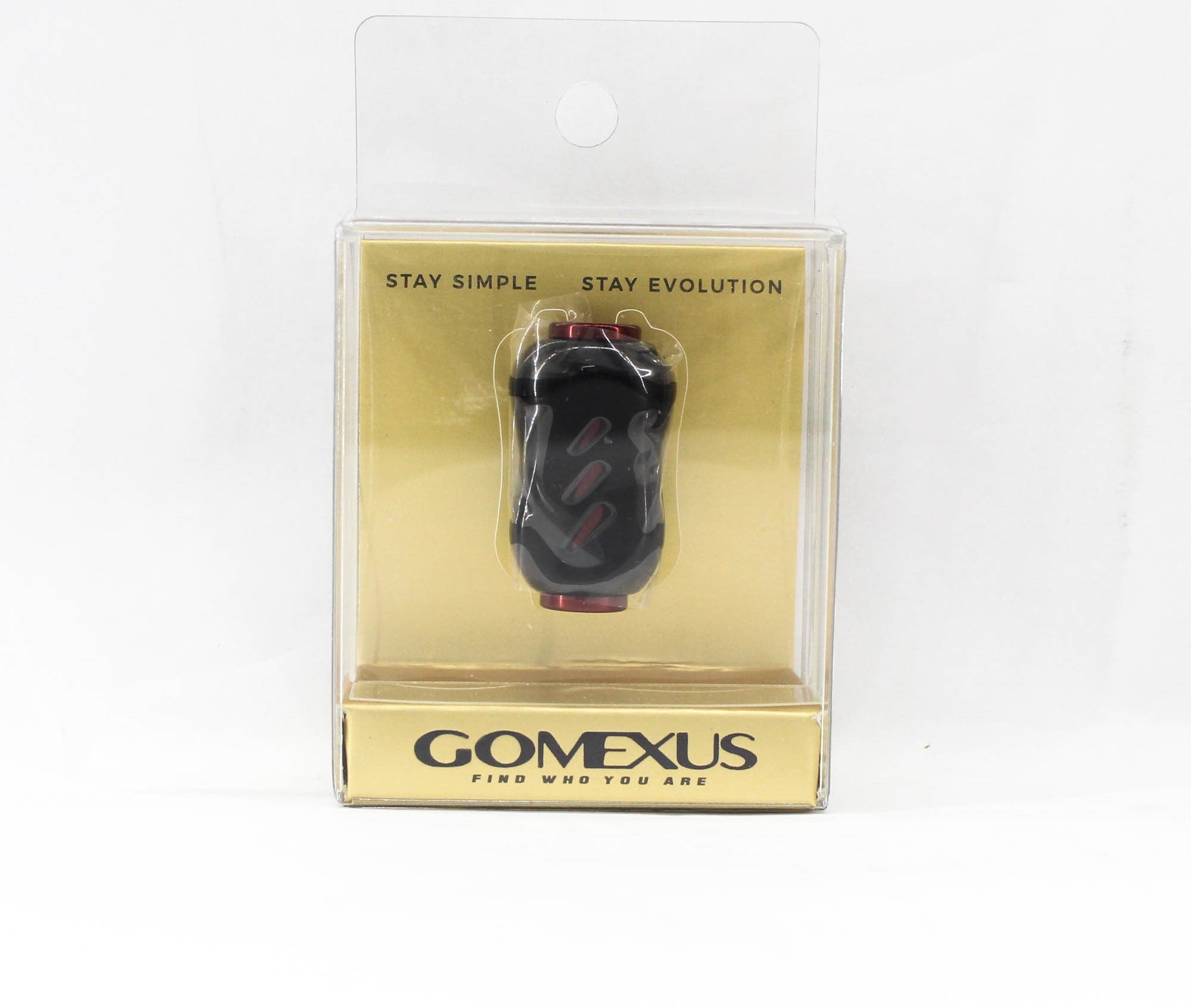 Gomexus T22BKRD Knob Titanium Black Red 22mm Shimano A , Daiwa S (7856)