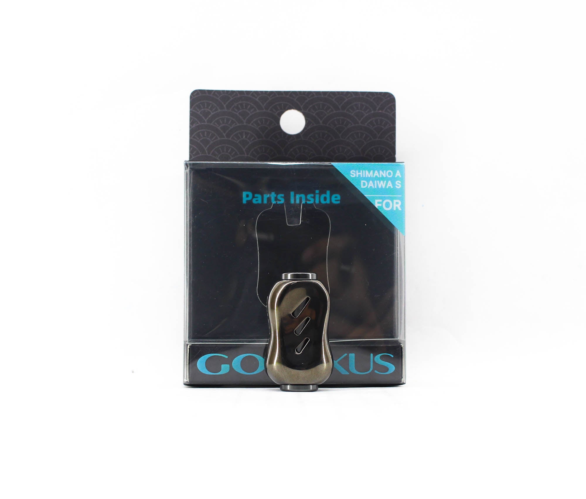 Gomexus K122TFSTST Knob Titanium Stella Smoke 22mm Shimano A , Daiwa S (7931)