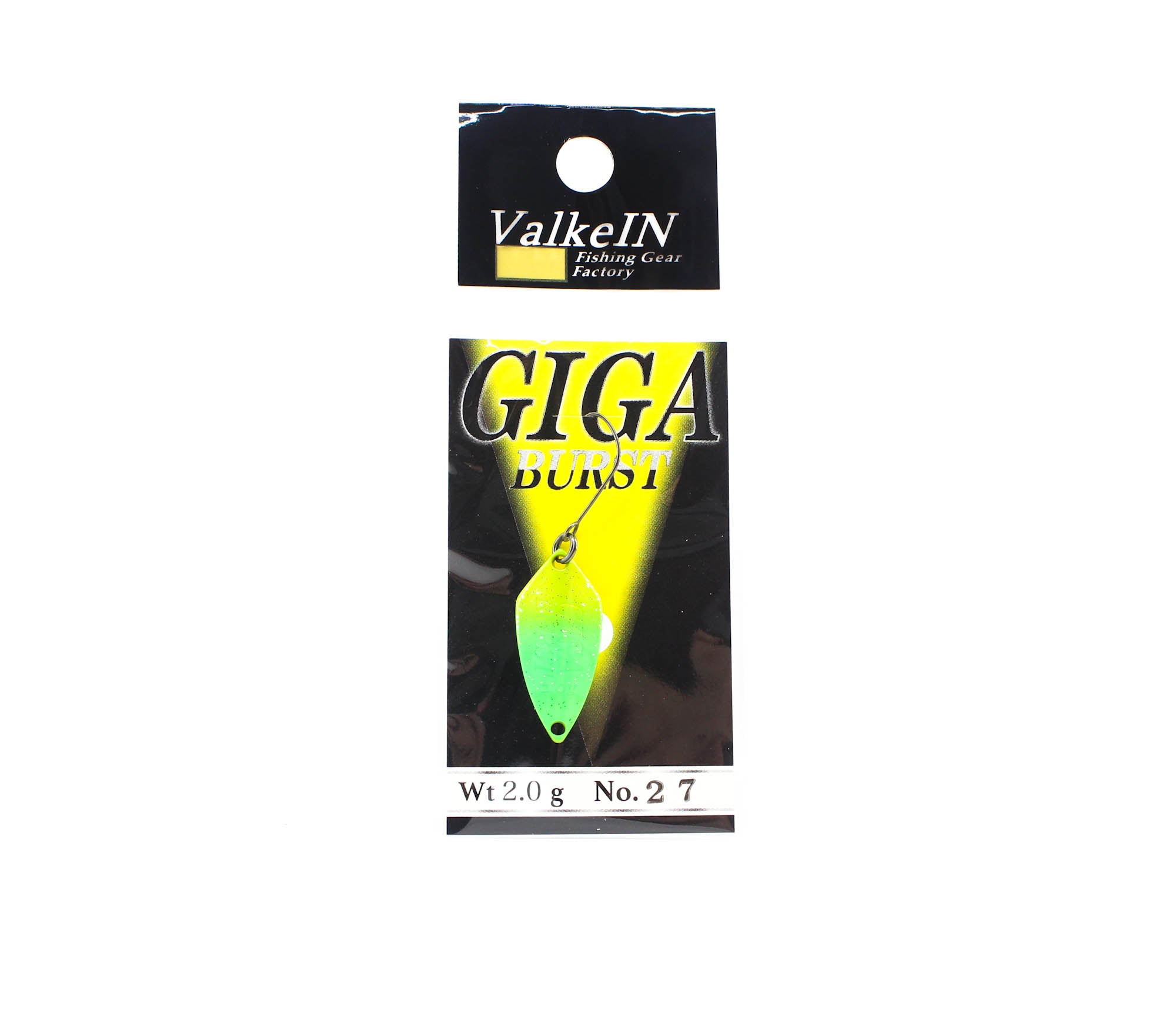 Valkein Spoon Giga Burst 2.0 grams Sinking Lure No.27 (9720)