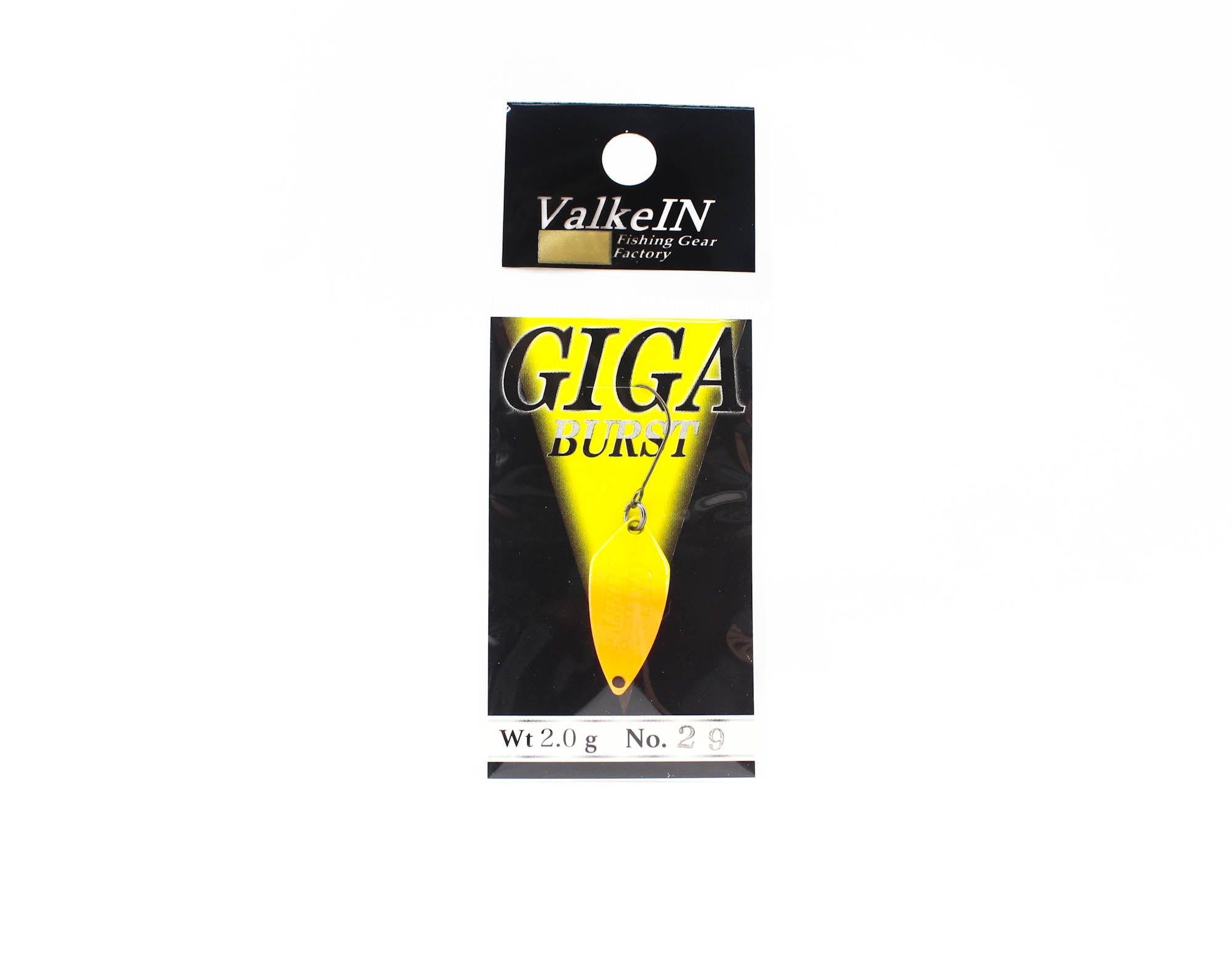 Valkein Spoon Giga Burst 2.0 grams Sinking Lure No.29 (9744)