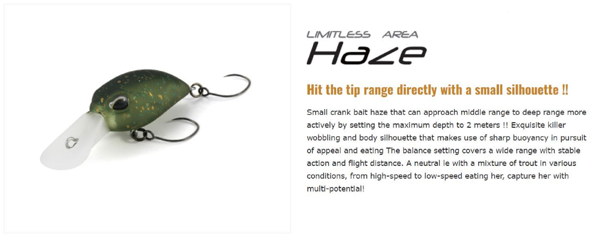 Valkein Haze 28mm 2.8 grams Floating Lure M171 (2453)