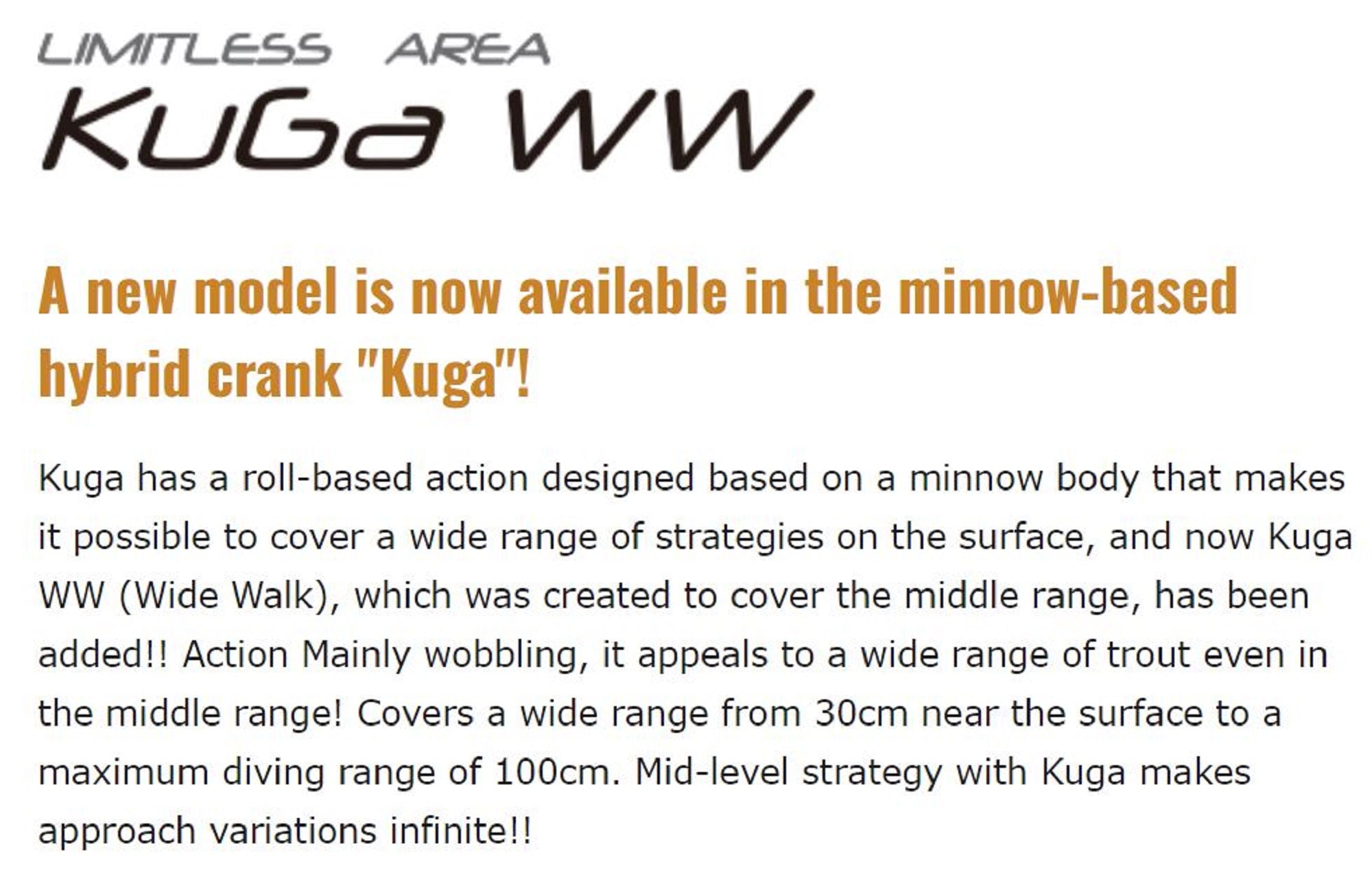 Valkein Kuga WW 40mm 2.9 grams Floating Lure C159 (2538)