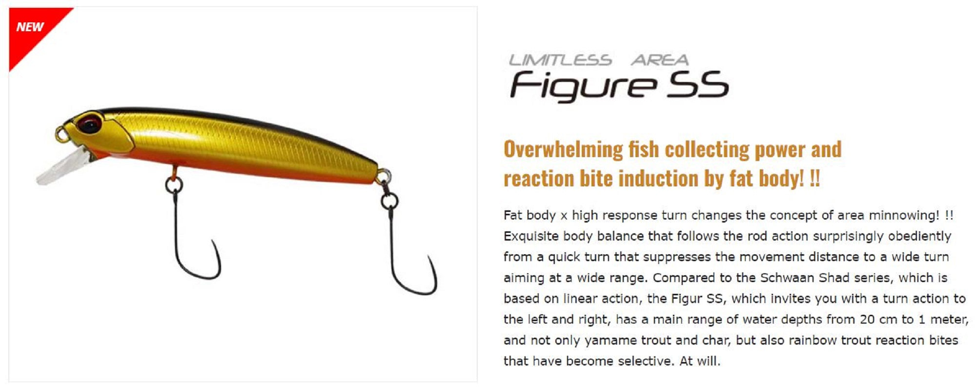 Valkein Figure SS 63mm 4.6 grams Slow Sinking Lure C165 (7021)