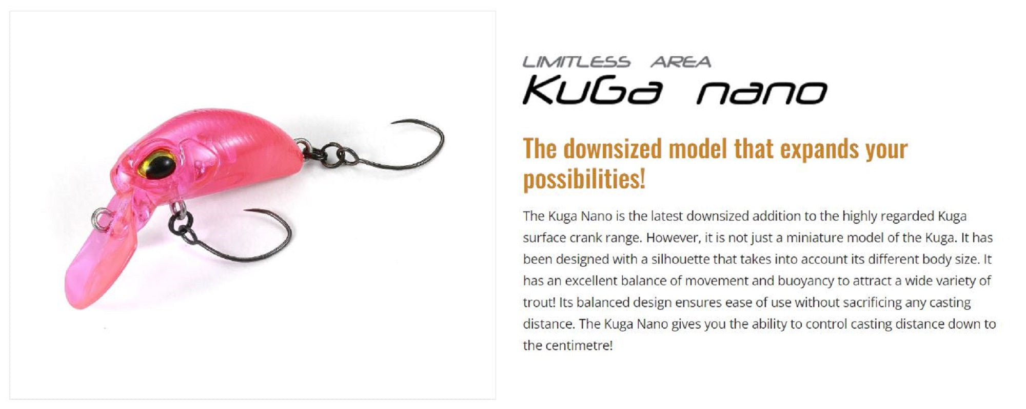 Valkein Kuga Nano 26mm 1.9 grams Floating Lure C198 (6597)