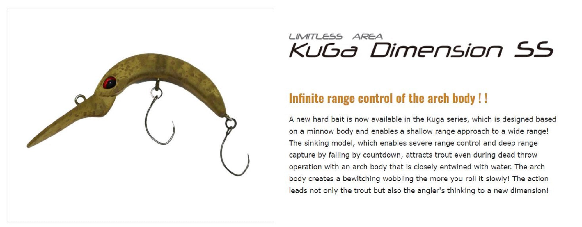 Valkein Kuga Dimension SS 35mm 2.4 grams Sinking Lure M199 (8140)