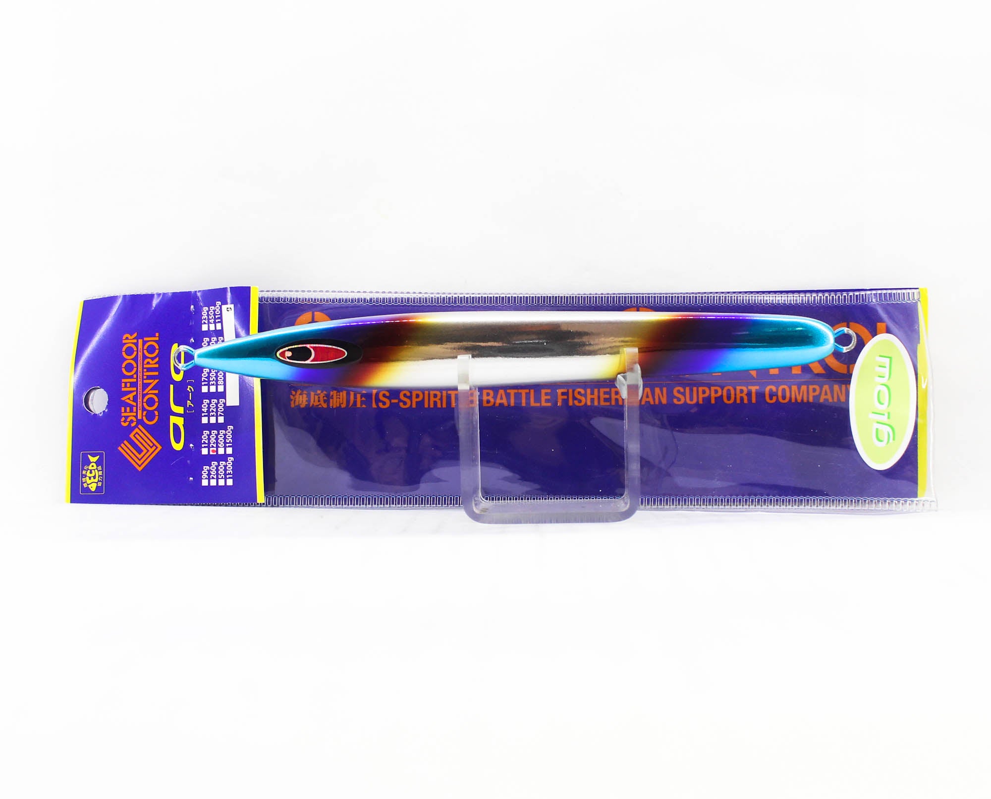 Seafloor Control Metal Jig Arc 290 grams Titan Red Pearl Dot Glow (5641)