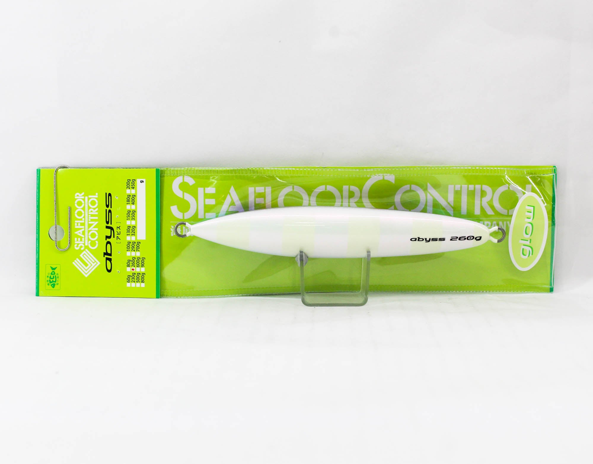 Seafloor Control Metal Jig Abyss 260 grams Titan RPZ Glow (5856)