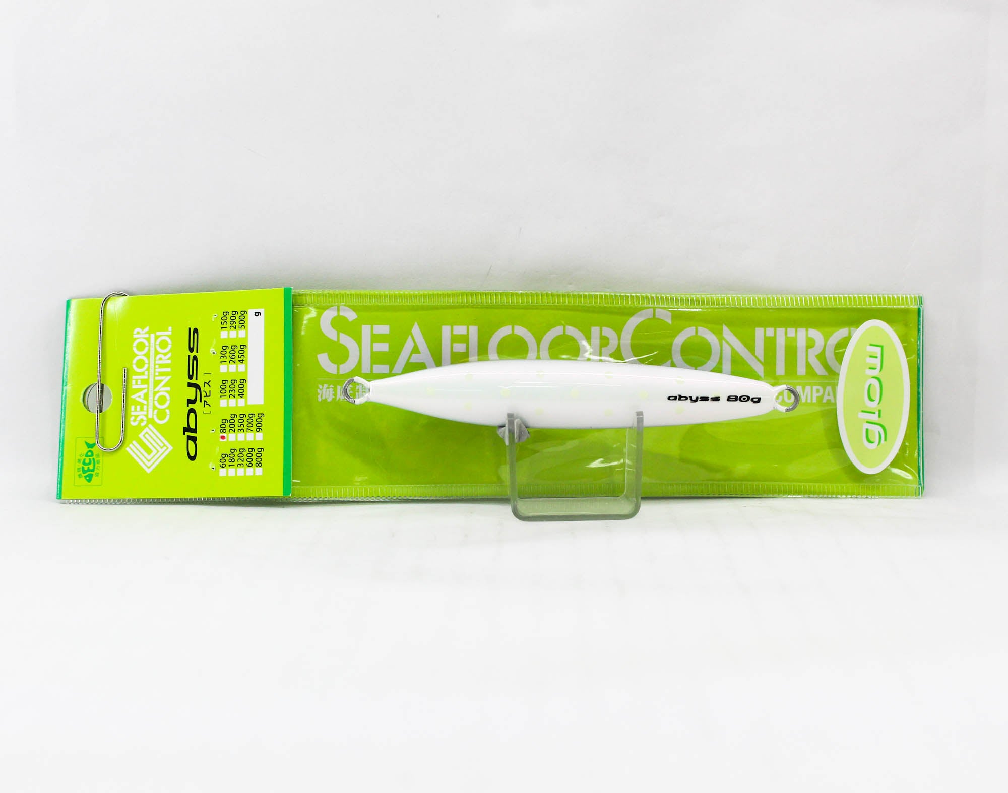 Seafloor Control Metal Jig Abyss 80 grams Titan Red Pearl Dot Glow (5979)