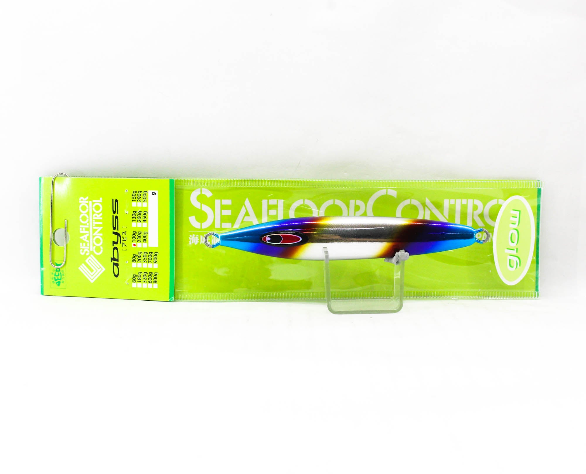 Seafloor Control Metal Jig Abyss 100 grams Titan Red Pearl Dot Glow (5986)