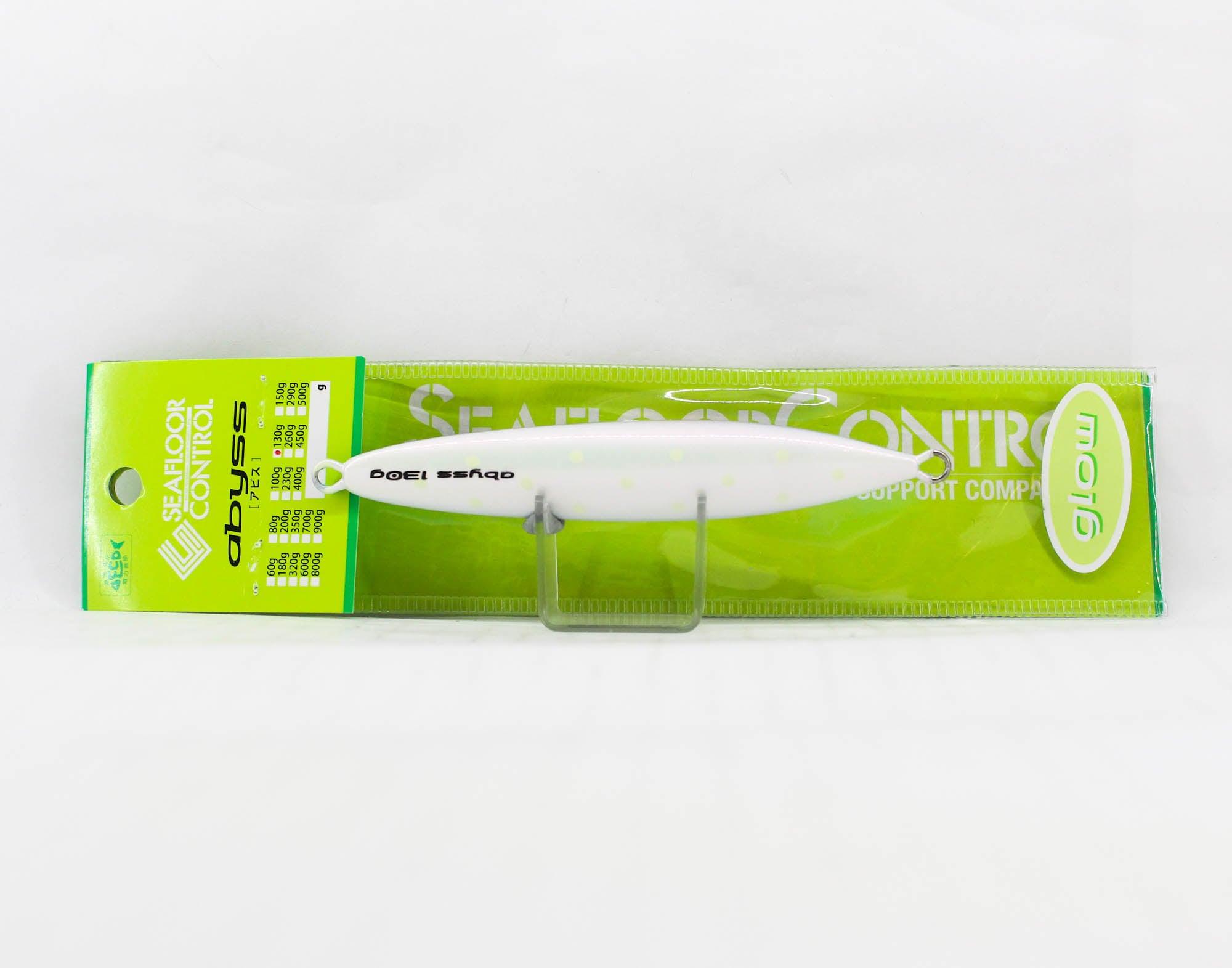 Seafloor Control Metal Jig Abyss 130 grams Titan Red Pearl Dot Glow (5993)