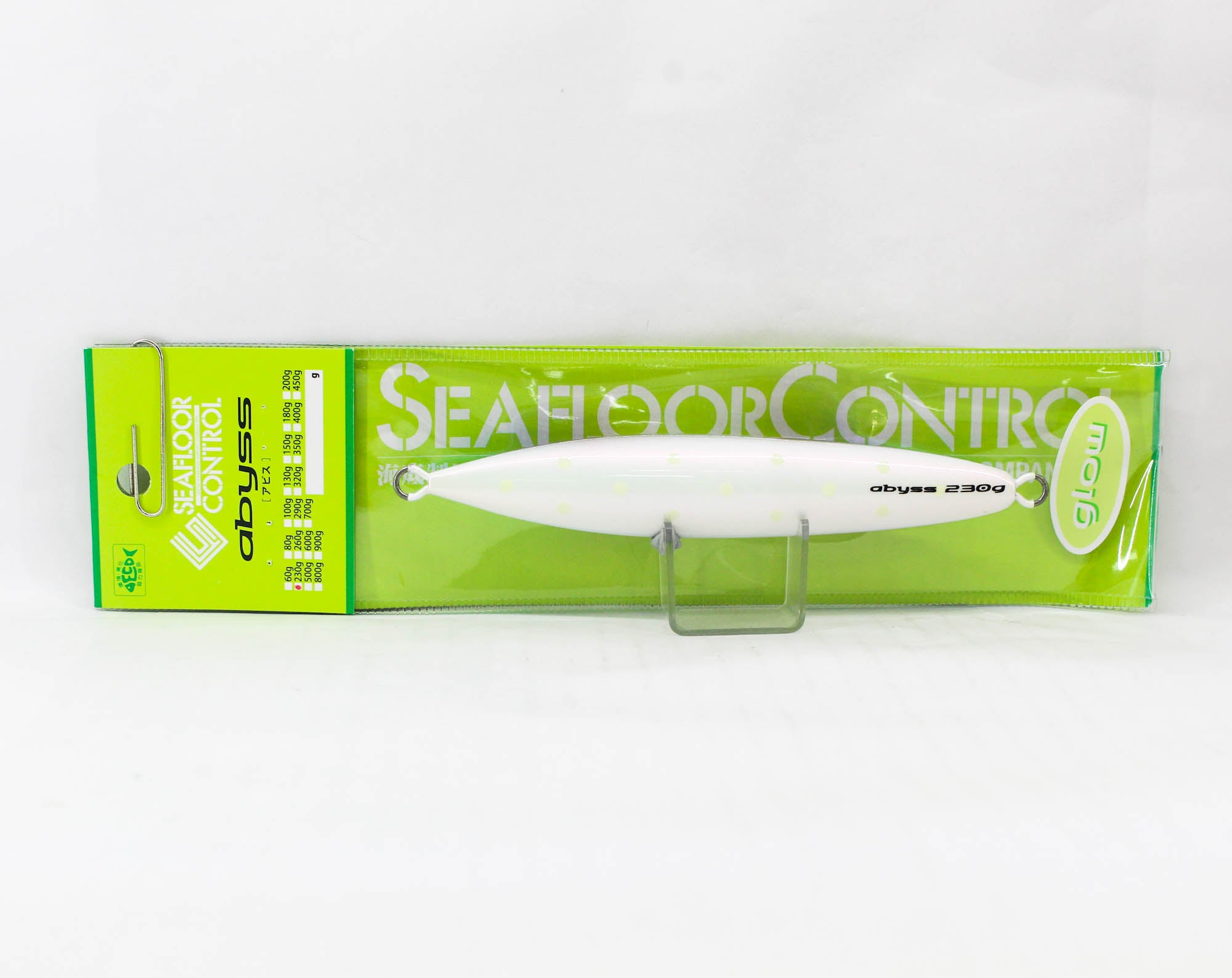 Seafloor Control Metal Jig Abyss 230 grams Titan Red Pearl Dot Glow (6037)