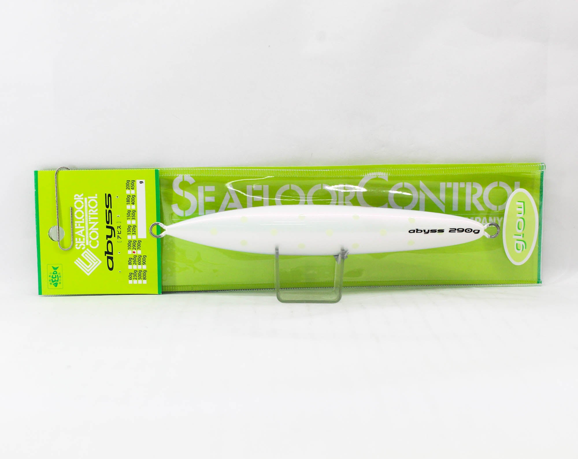 Seafloor Control Metal Jig Abyss 290 grams Titan Red Pearl Dot Glow (6051)