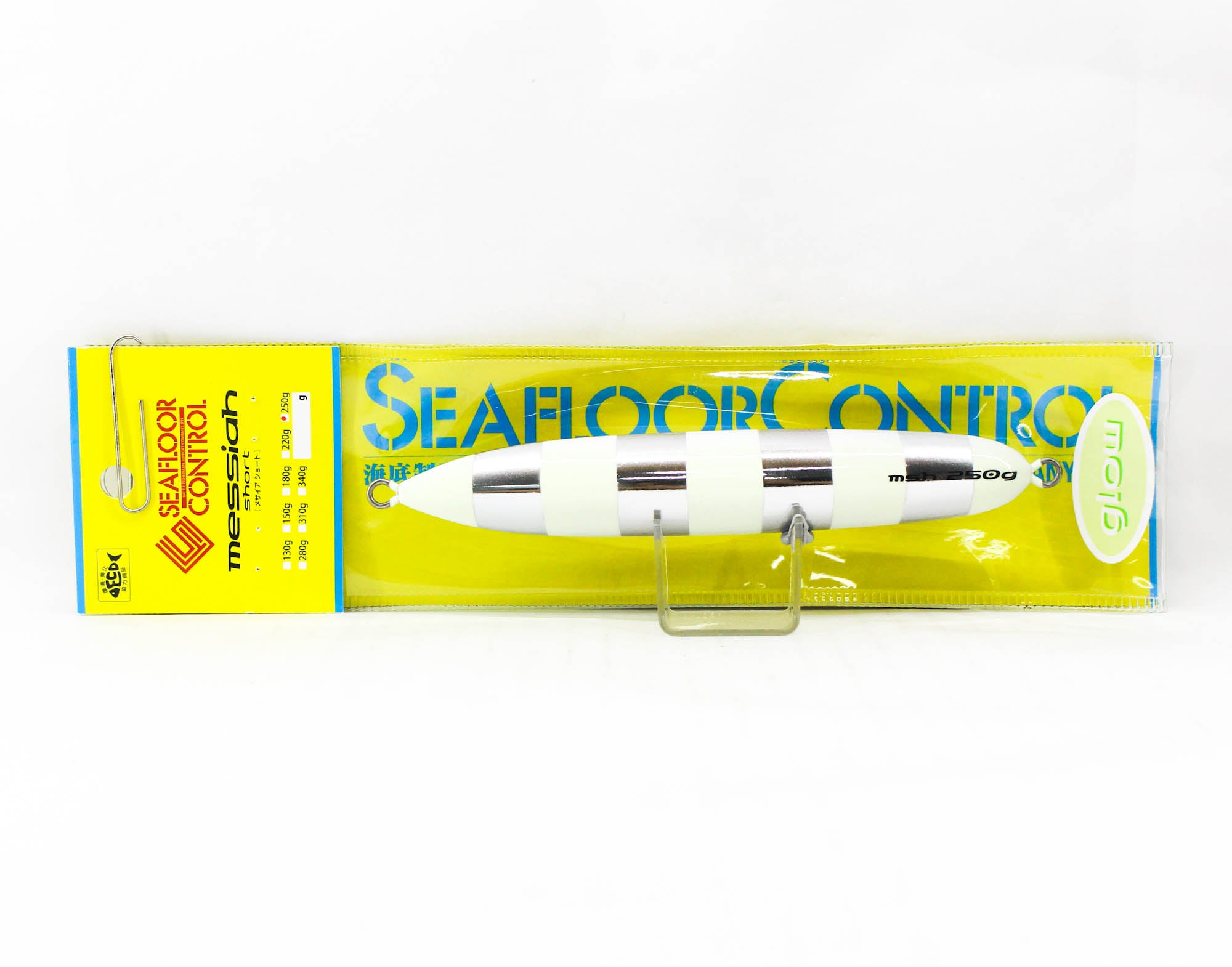 Seafloor Control Metal Jig Messiah short 250 grams Zebra Glow (5335)