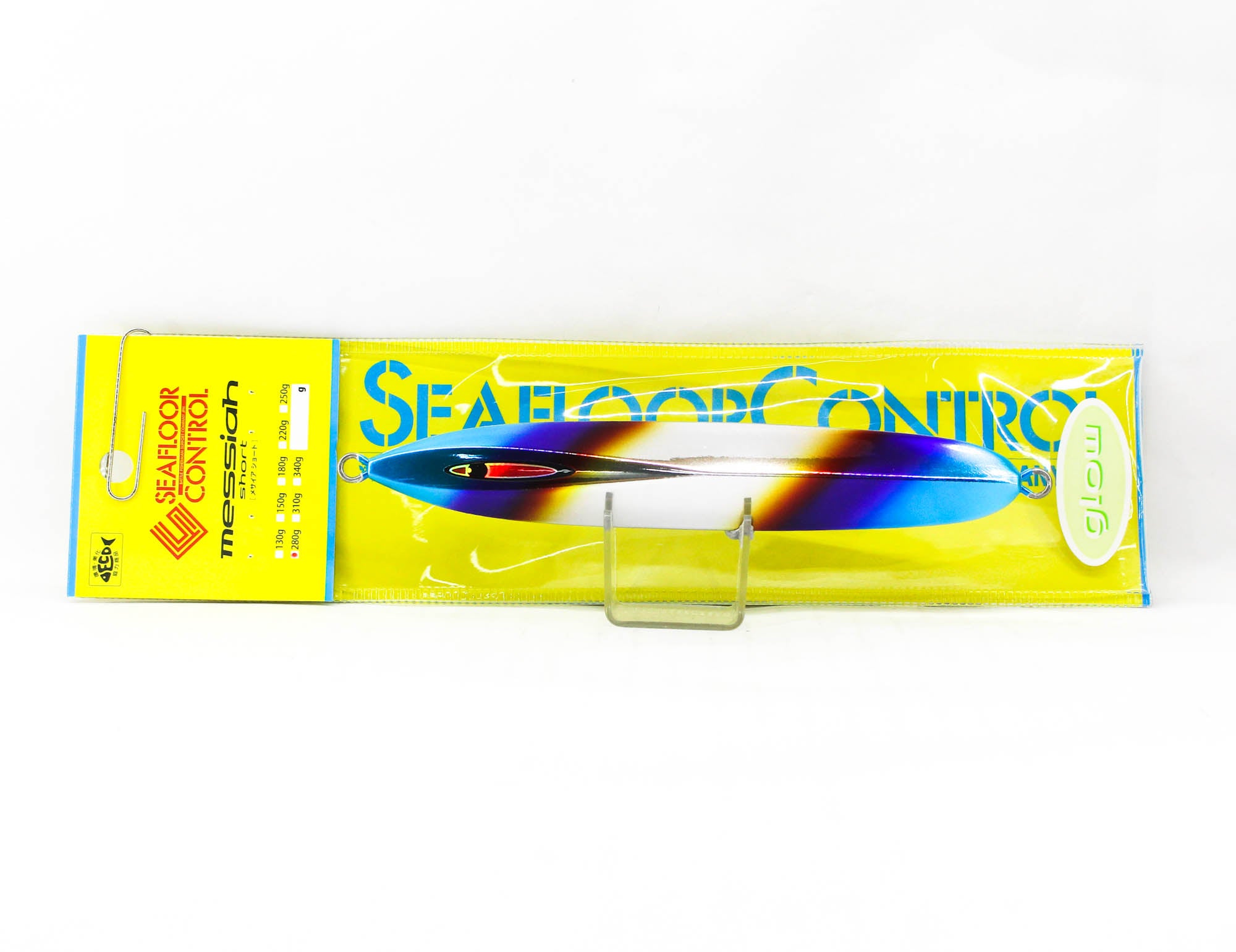 Seafloor Control Metal Jig Messiah short 280 grams Titan Z Glow (5342)