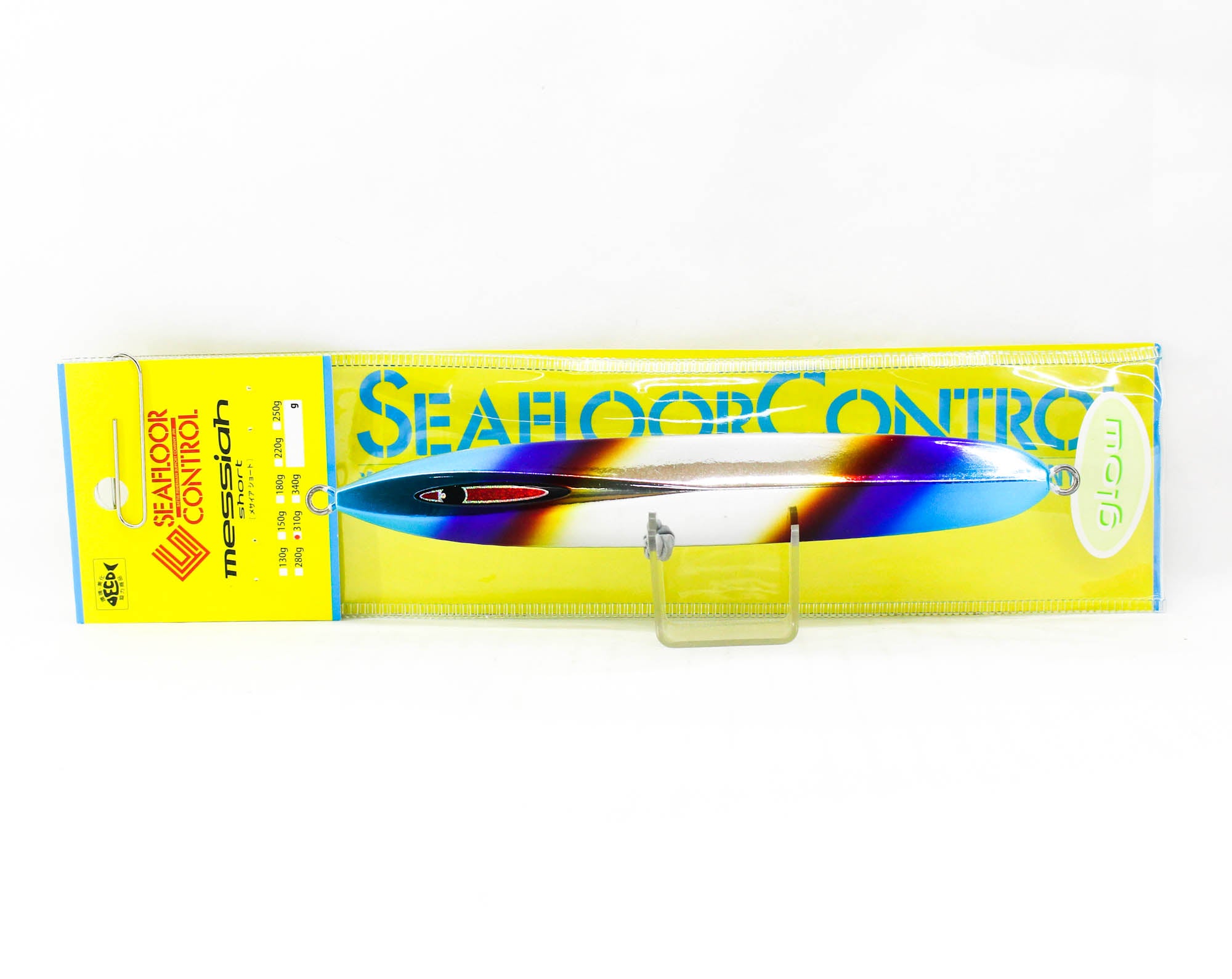 Seafloor Control Metal Jig Messiah short 310 grams Titan Zebra Glow (5359)