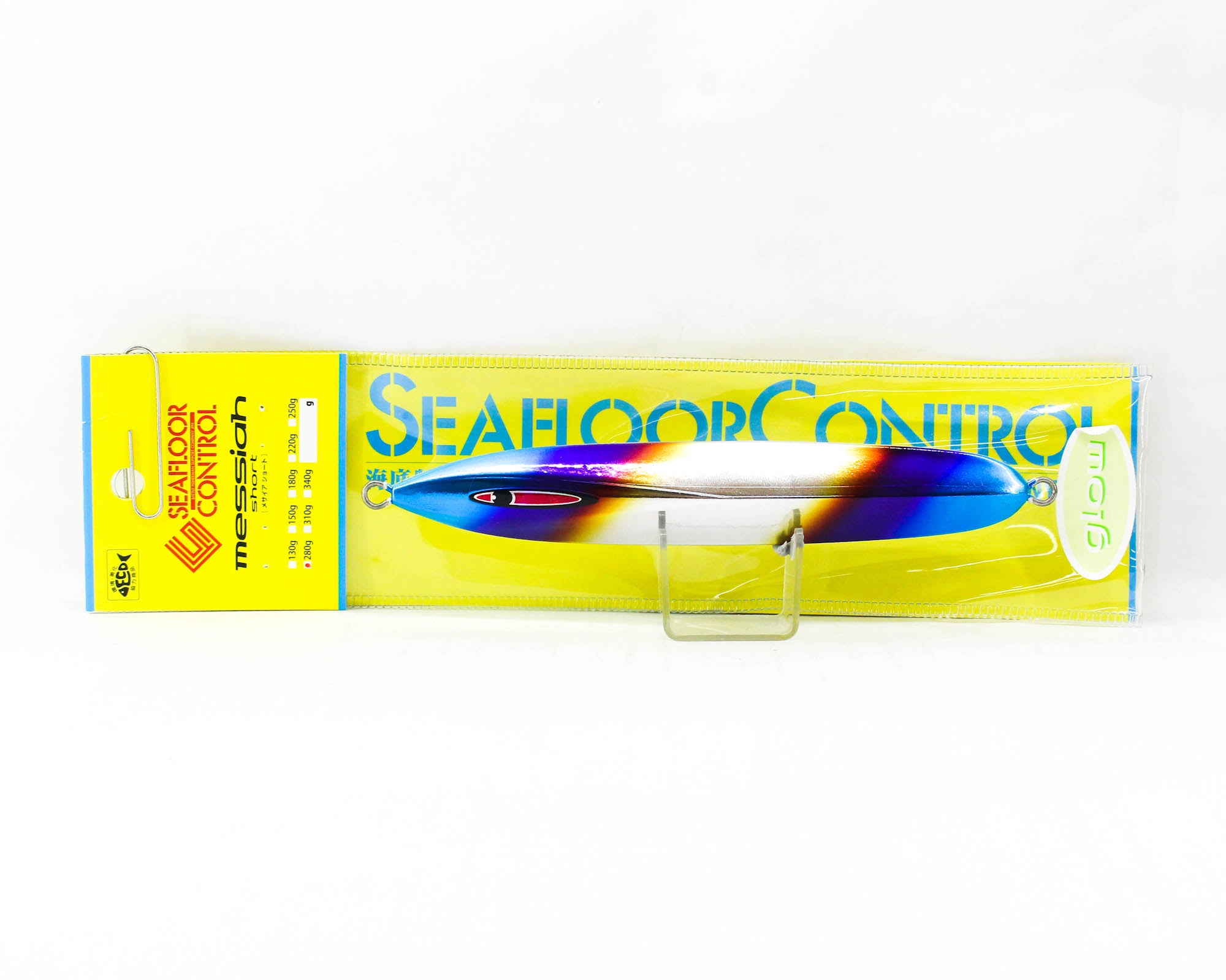 Seafloor Control Metal Jig Messiah short 280 grams Titan RPZ Glow (5427)
