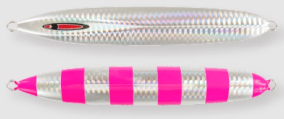 Seafloor Control Metal Jig Messiah Short 340 grams Zebra Pink GR (4856)