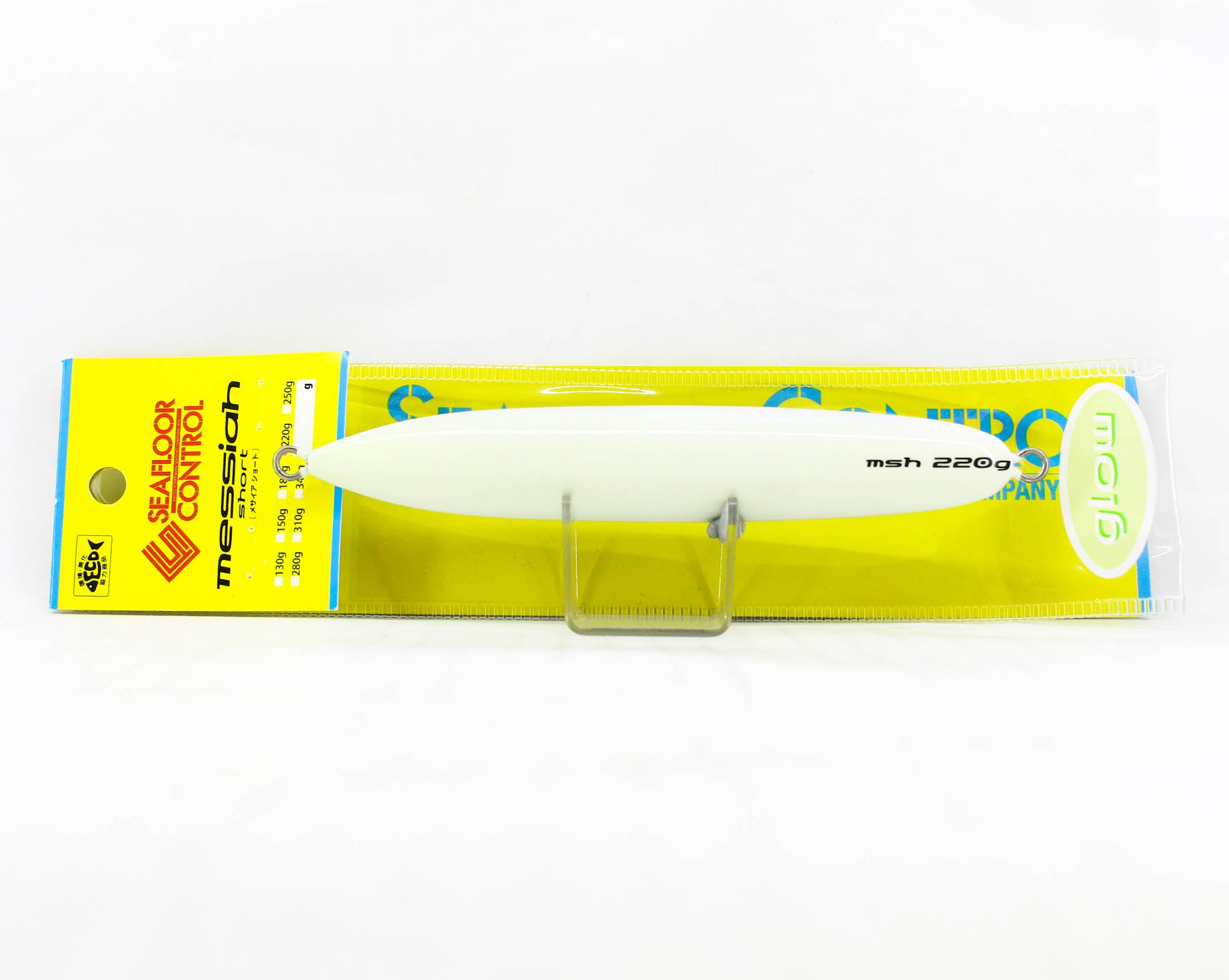 Seafloor Control Metal Jig Messiah Short 220 grams Silver Glow GR (5617)