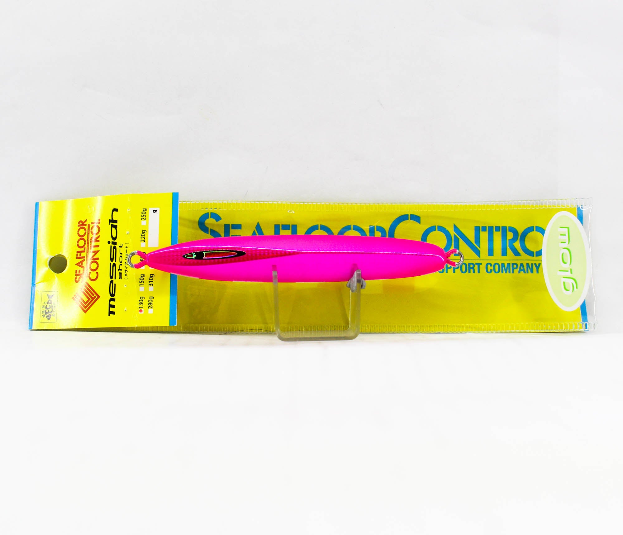 Seafloor Control Metal Jig Messiah Short 130 grams Chart Pink ZGGR (5747)