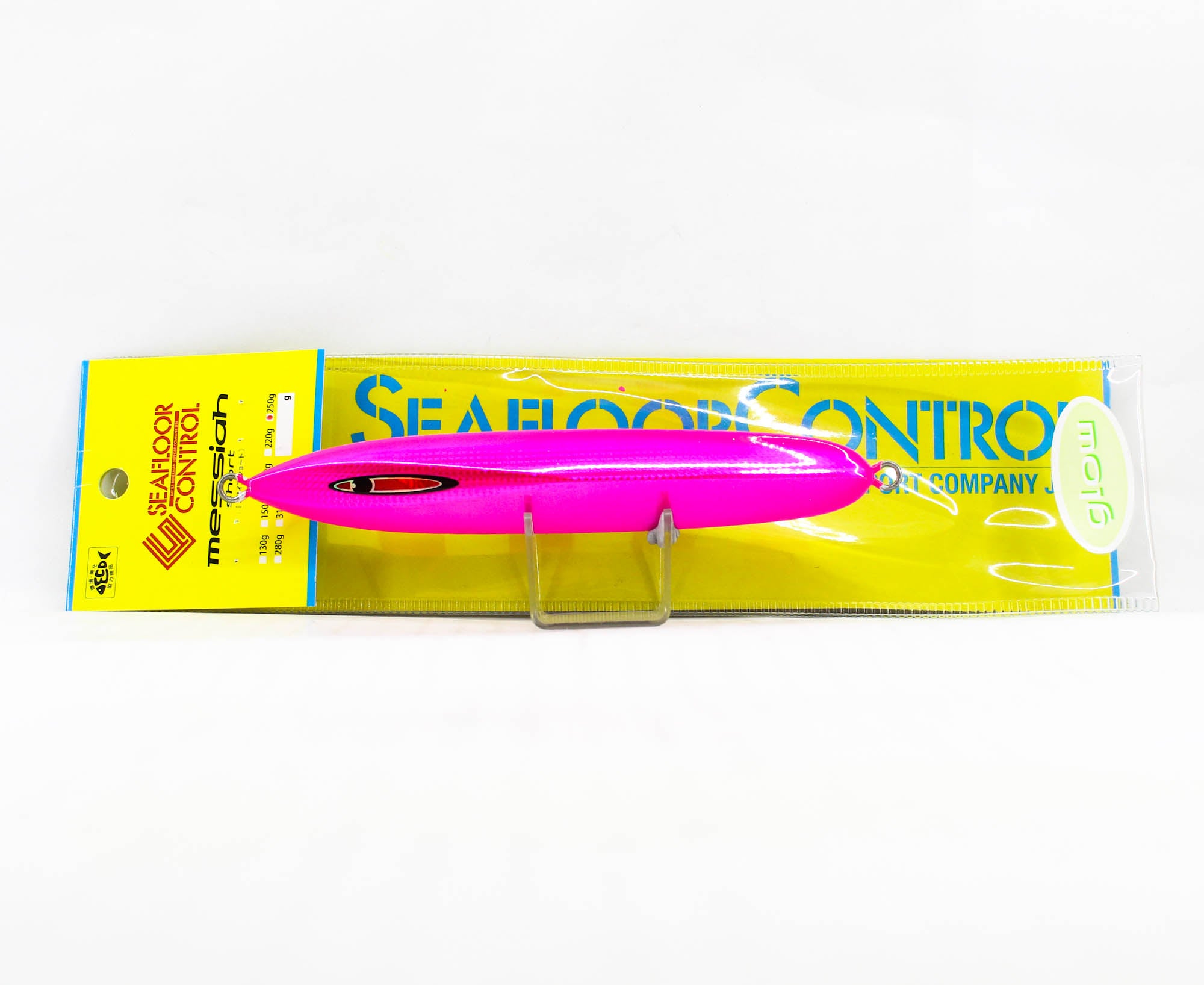 Seafloor Control Metal Jig Messiah Short 250 grams Chart Pink ZGGR (5785)