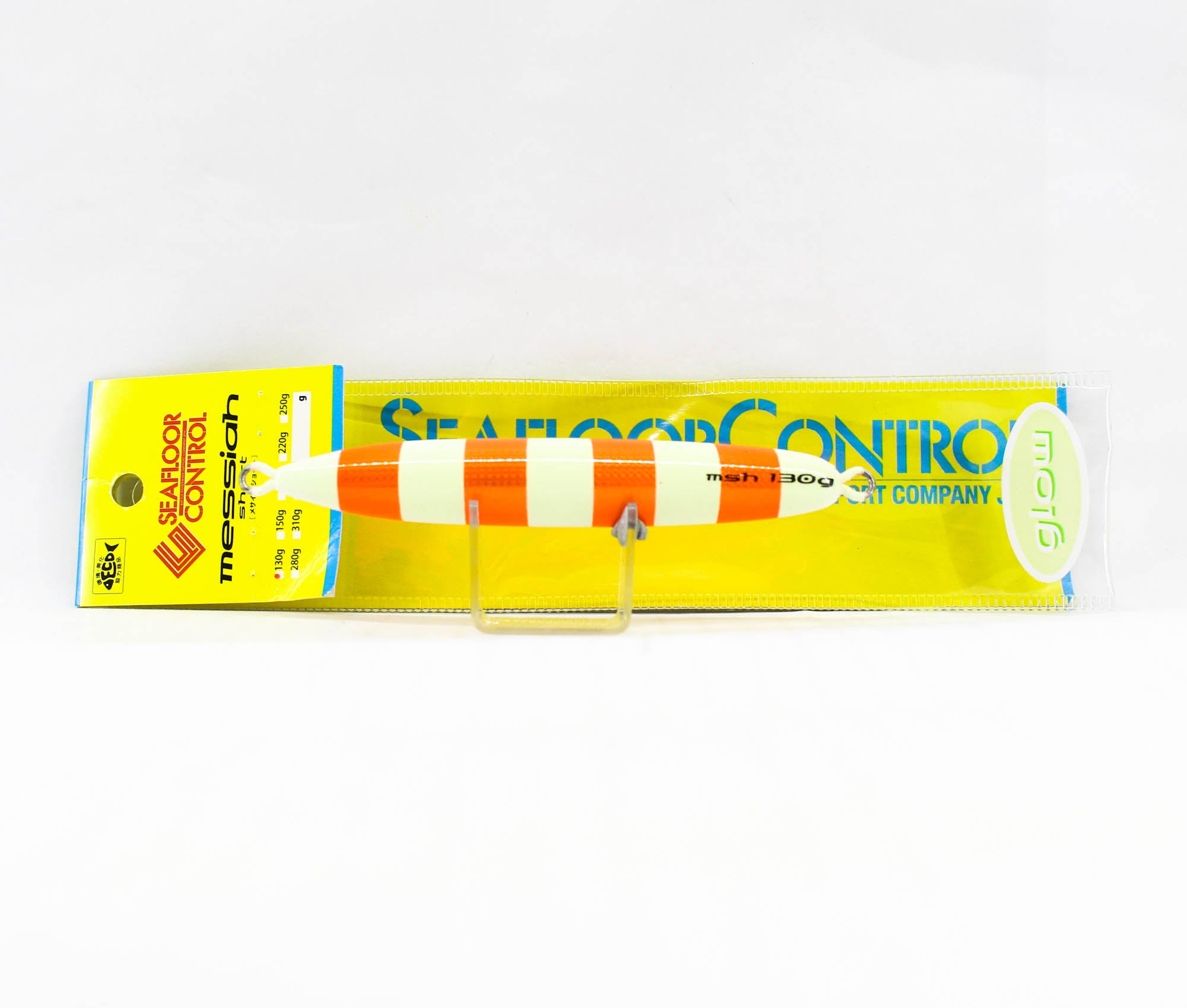 Seafloor Control Metal Jig Messiah Short 130 grams Chart Orange ZGGR (5822)