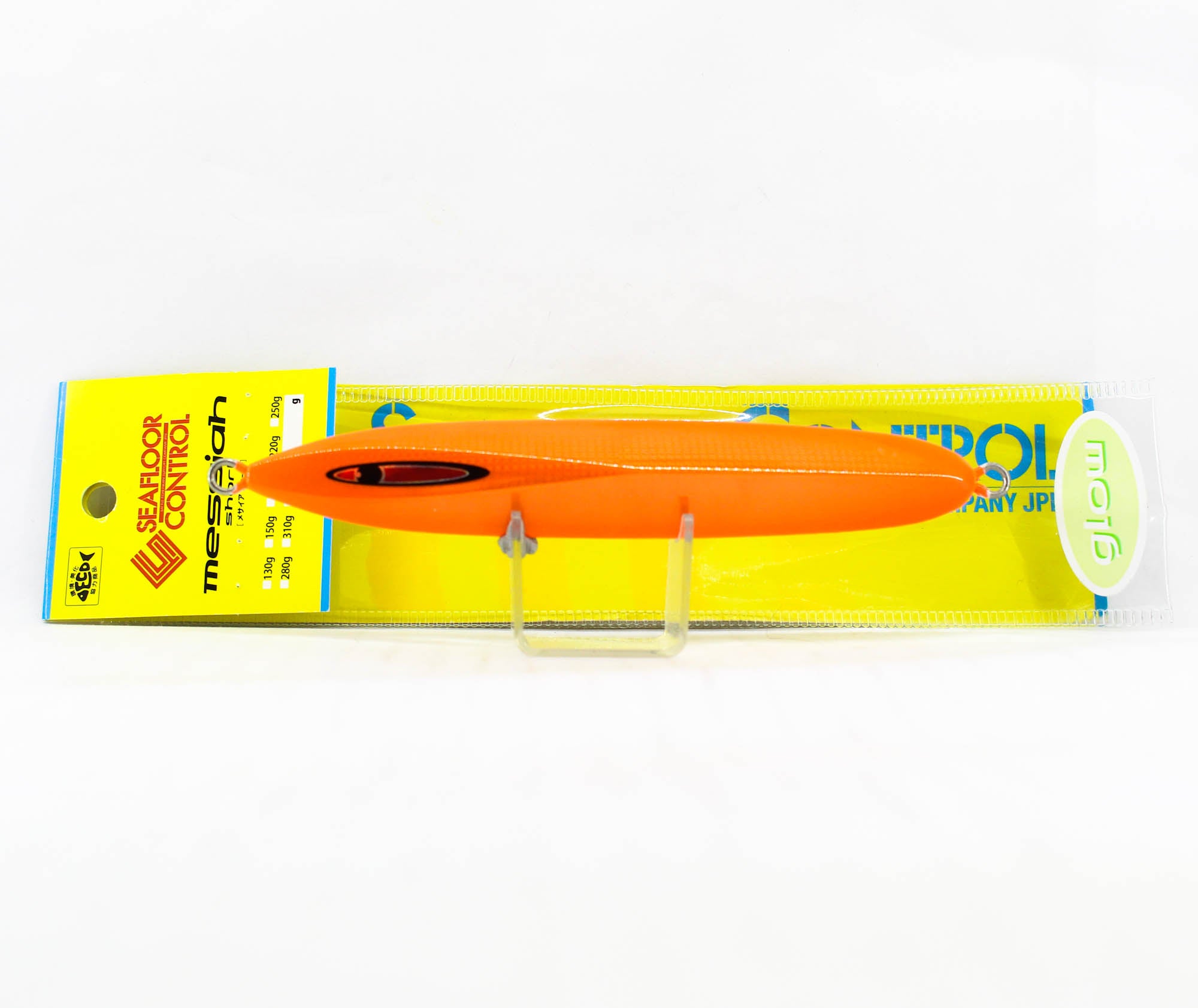 Seafloor Control Metal Jig Messiah Short 220 grams Chart Orange ZGGR (5853)