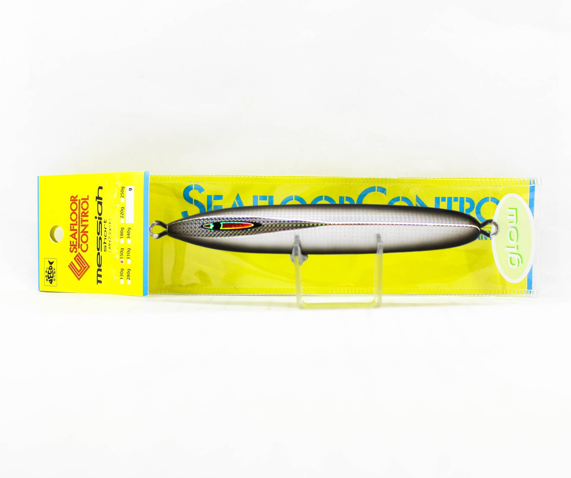 Seafloor Control Metal Jig Messiah Short 150 grams Silver Black ZGGR (5914)