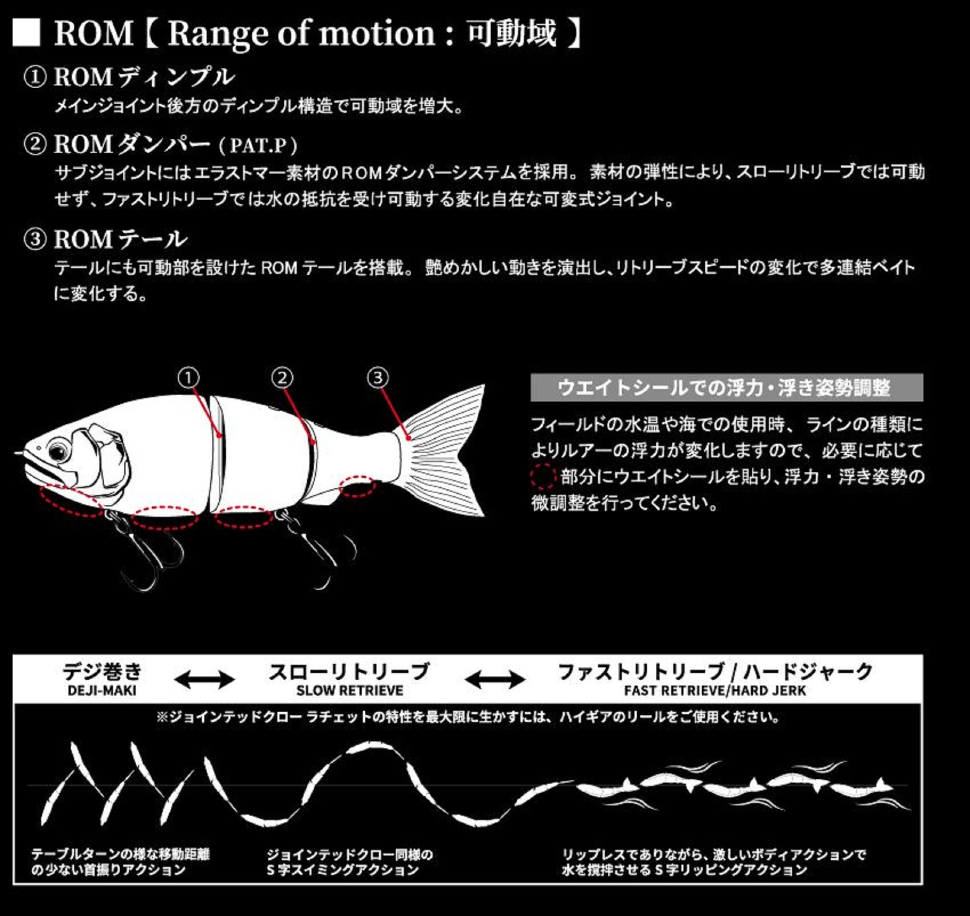 Gan Craft Jointed Claw 184 Ratchet Floating Jointed Lure 08 (0178)