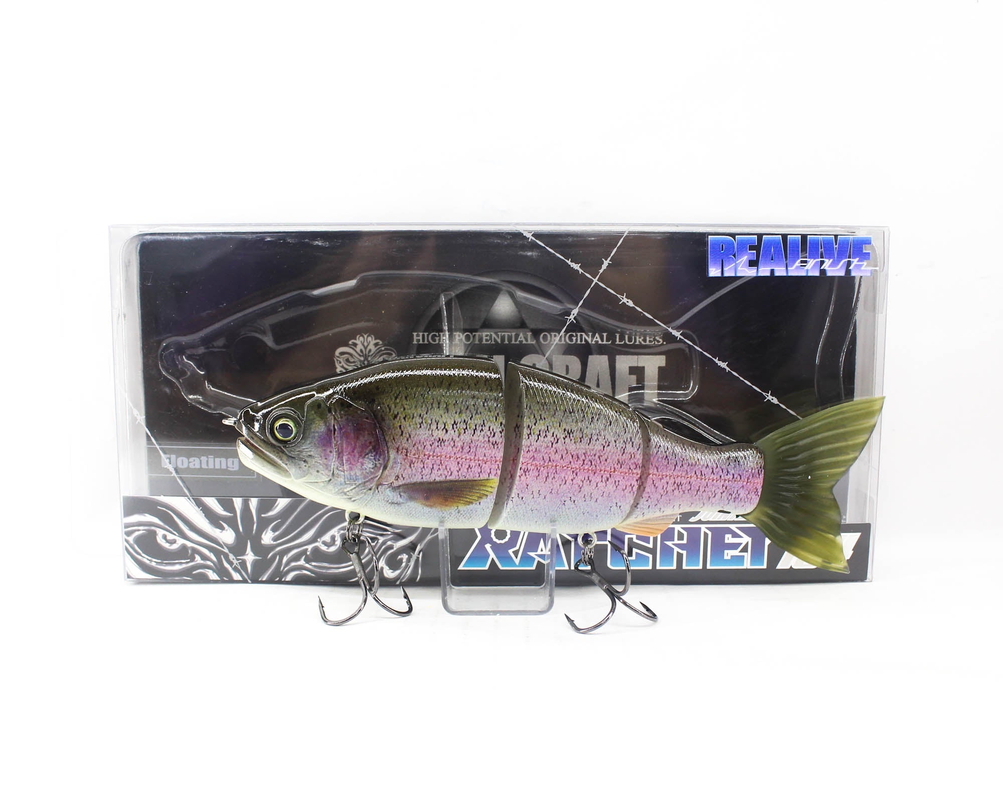 Gan Craft Jointed Claw 184 Ratchet Floating Jointed Lure INT-07 (1380)