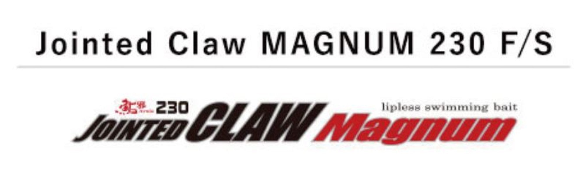 Gan Craft Jointed Claw 230 Magnum SW Floating Jointed Lure ASR-01 (4947)
