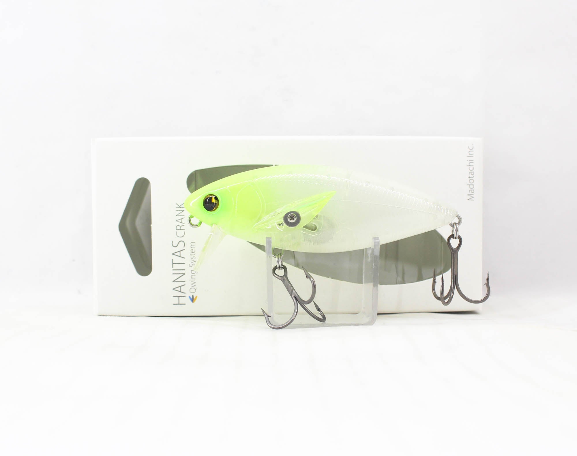 Madotachi Hanitas Crank 80mm 16 gram Floating Lure Moon Chartreuse (1442)