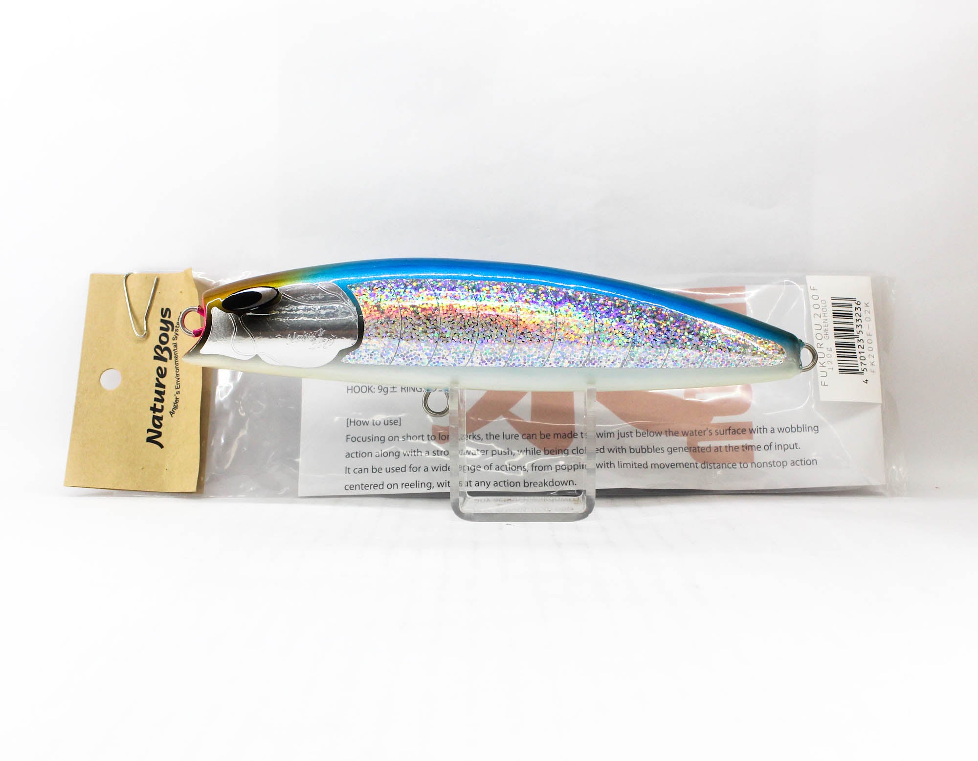 Nature Boys Fukurou 200F Floating Lure 02K (3236)