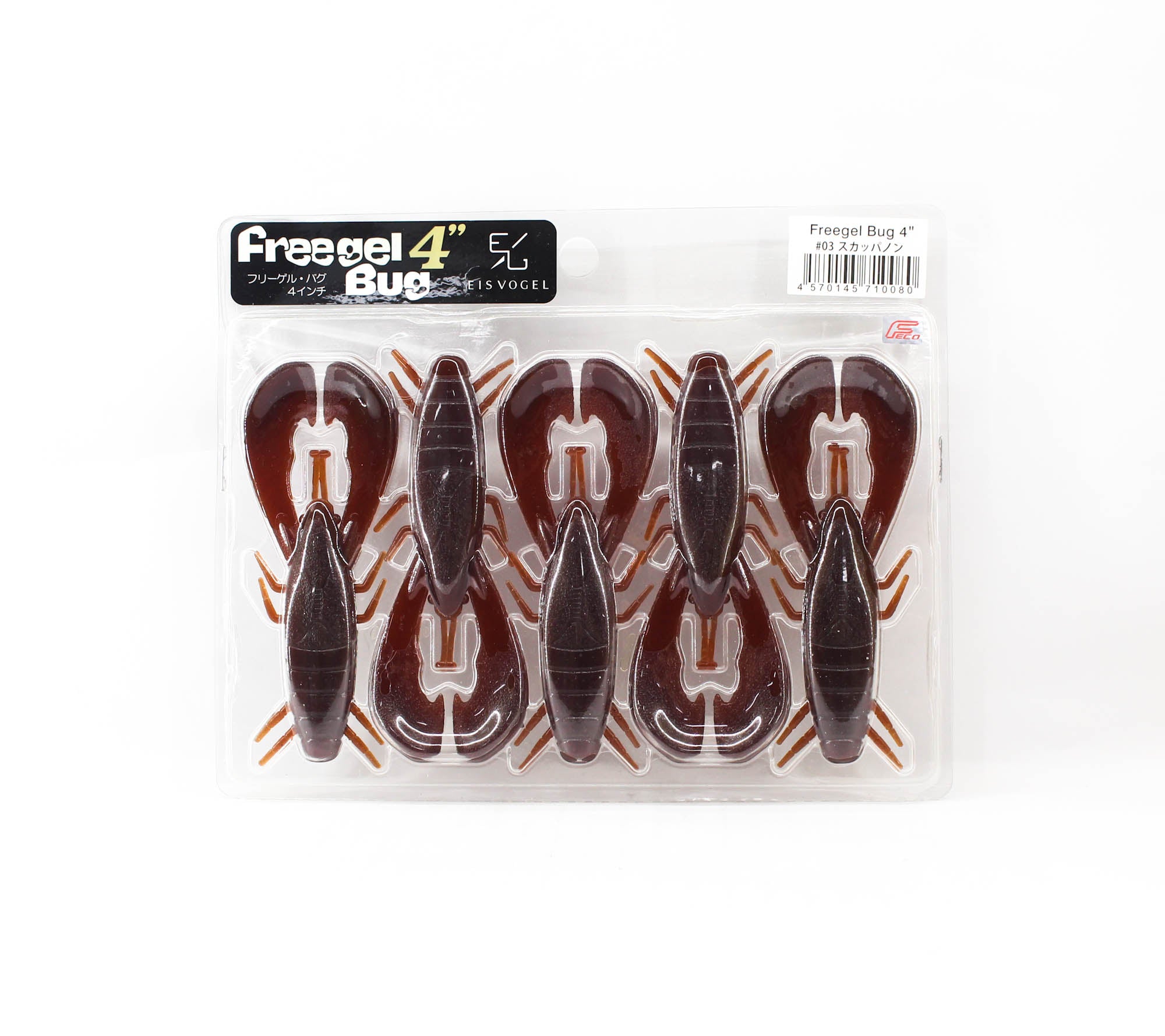 Eisvogel Soft Lure Freegel Bug 4 Inches 03 (0080)